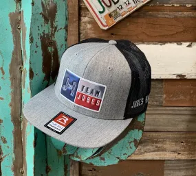 2020 Jobes Hats Trucker - Chrome Team Jobes Heather Gray/Black Mesh