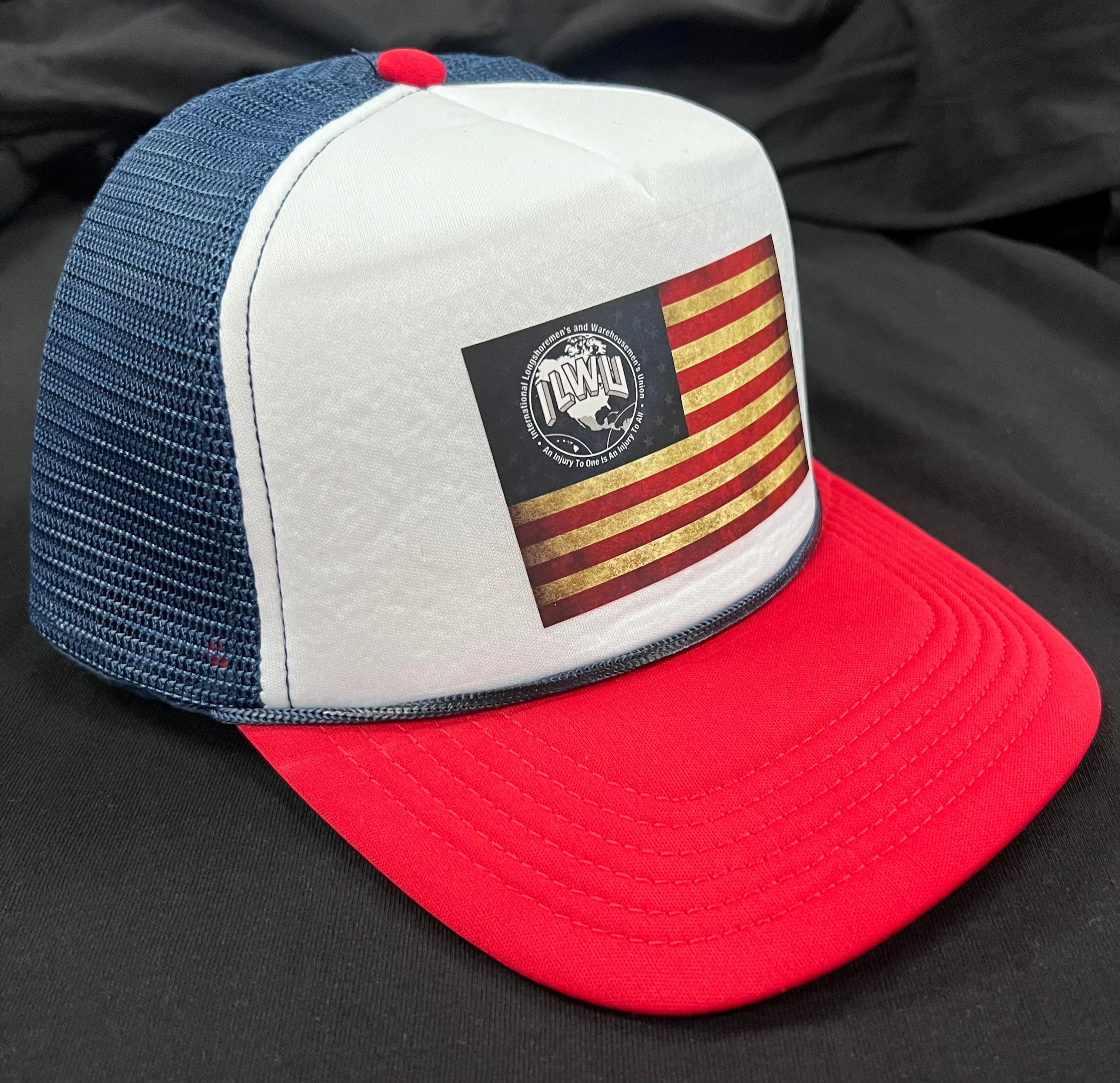 Antique Flag Trucker