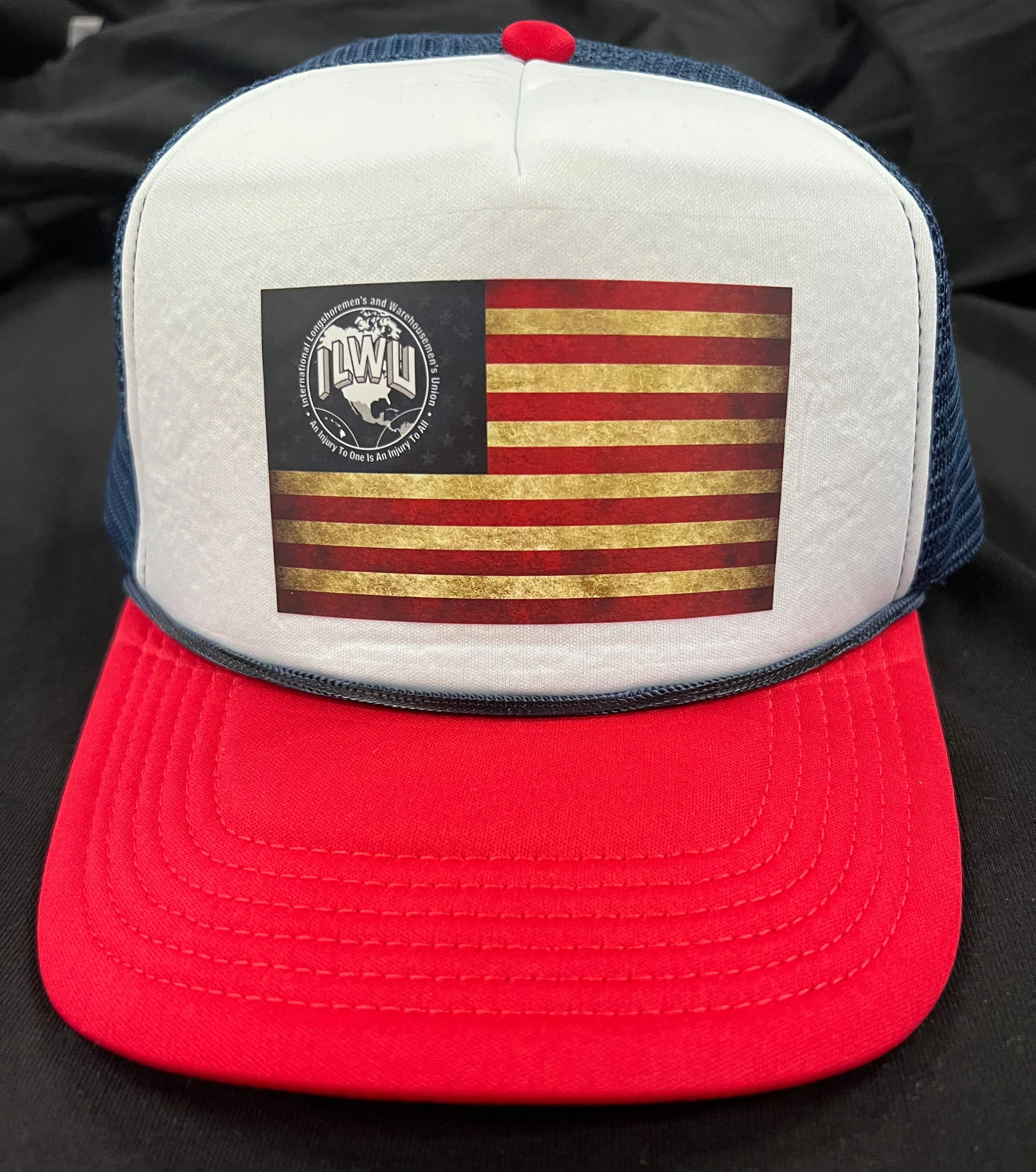 Antique Flag Trucker