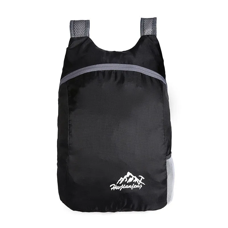 Bike Bag Nylon Fold Bicycle Backpack 20L Capacity Cycling Storage Bag Outdoor Ultralight Waterproof Bicycle Backpack