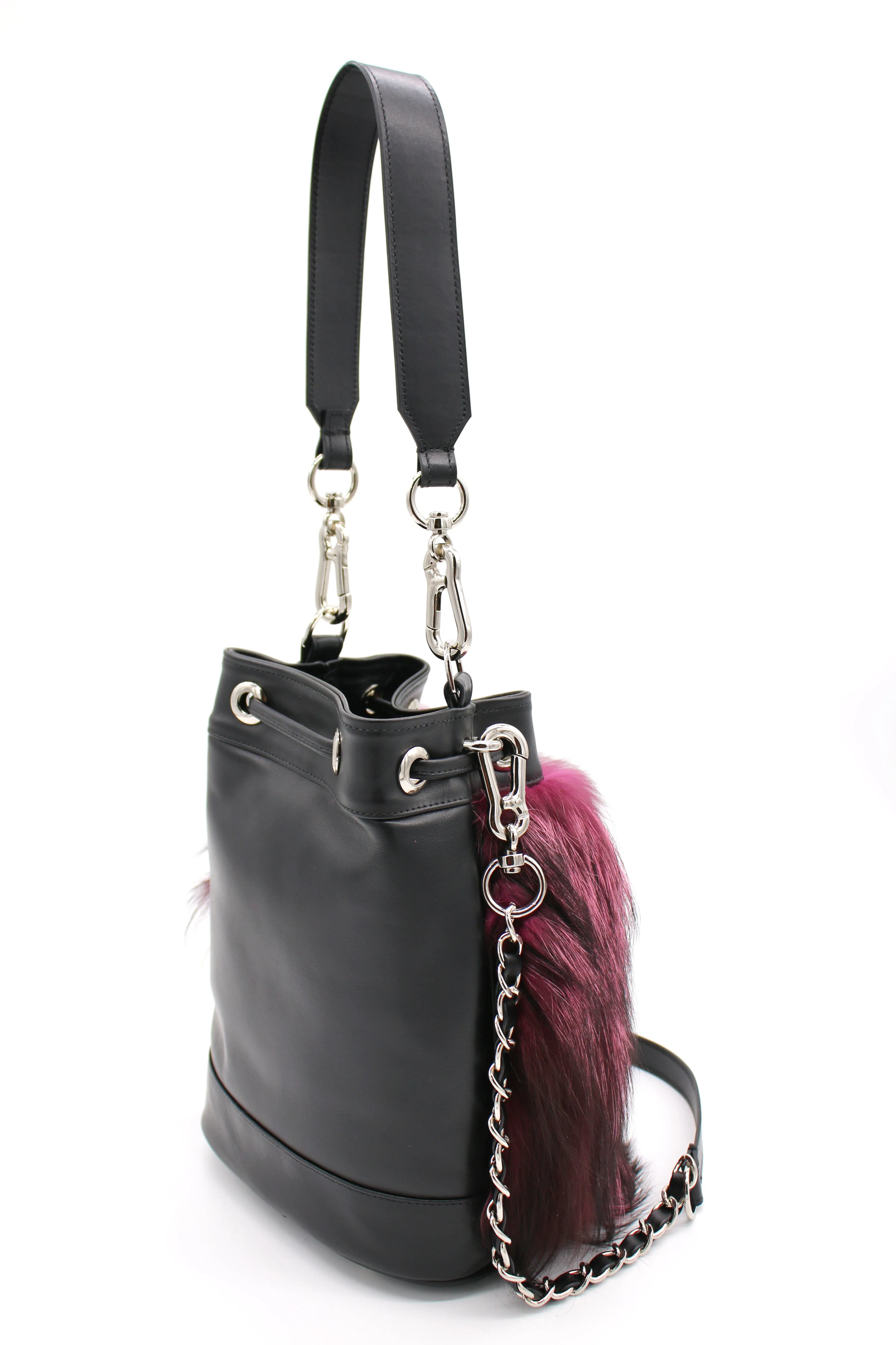Brooklyn Bucket Bag | Berry Large