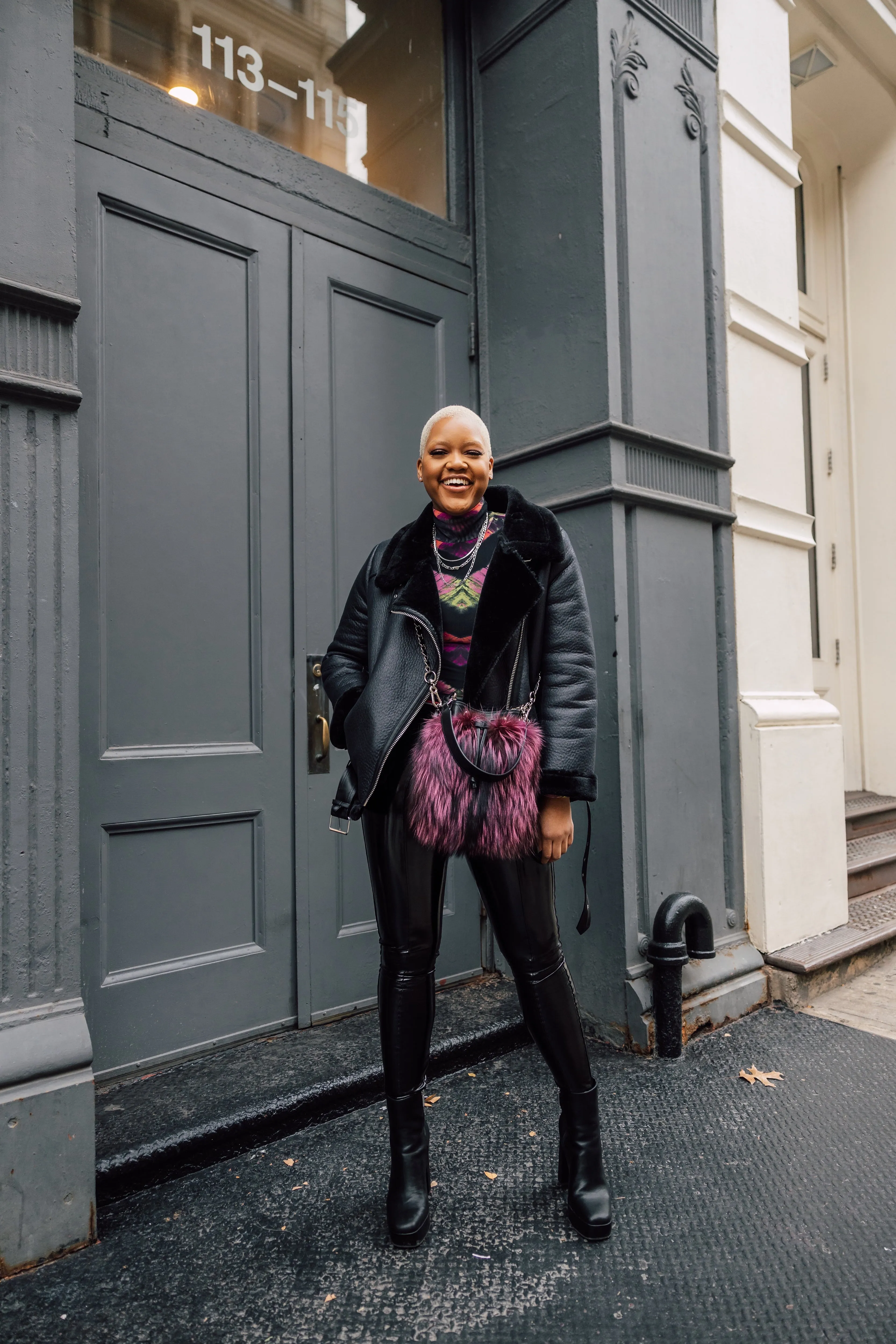 Brooklyn Bucket Bag | Berry Large