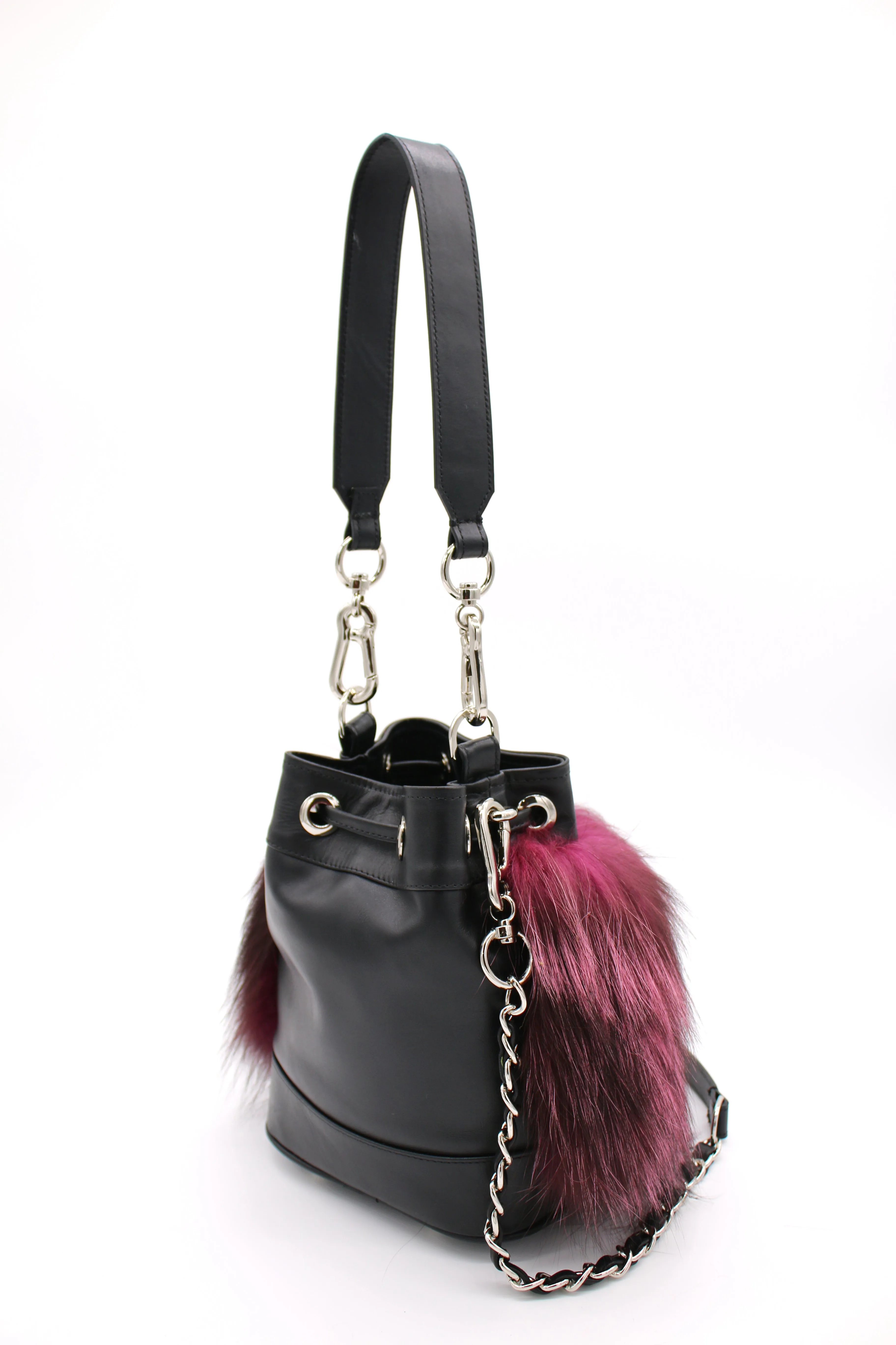 Brooklyn Bucket Bag | Berry Small