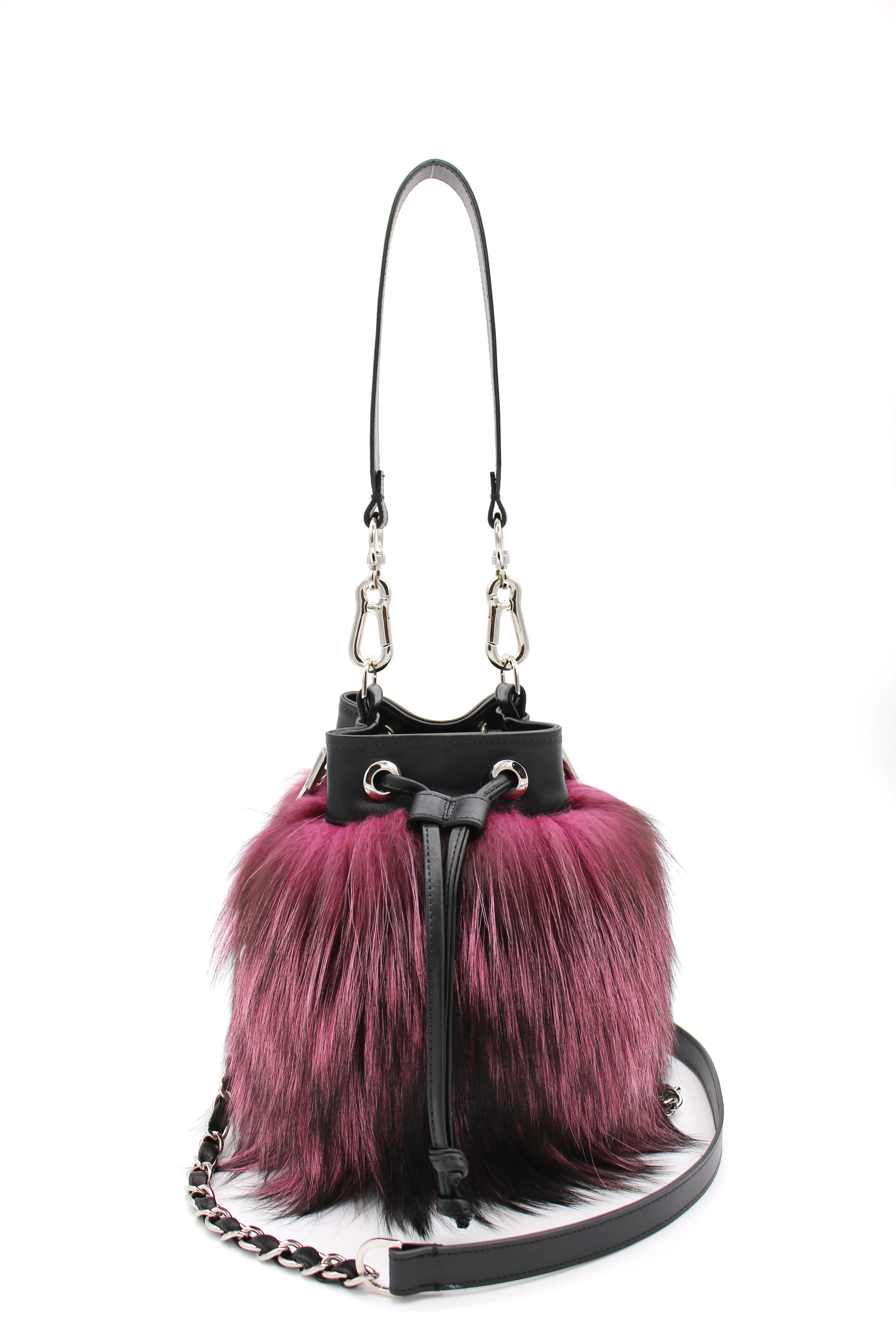 Brooklyn Bucket Bag | Berry Small