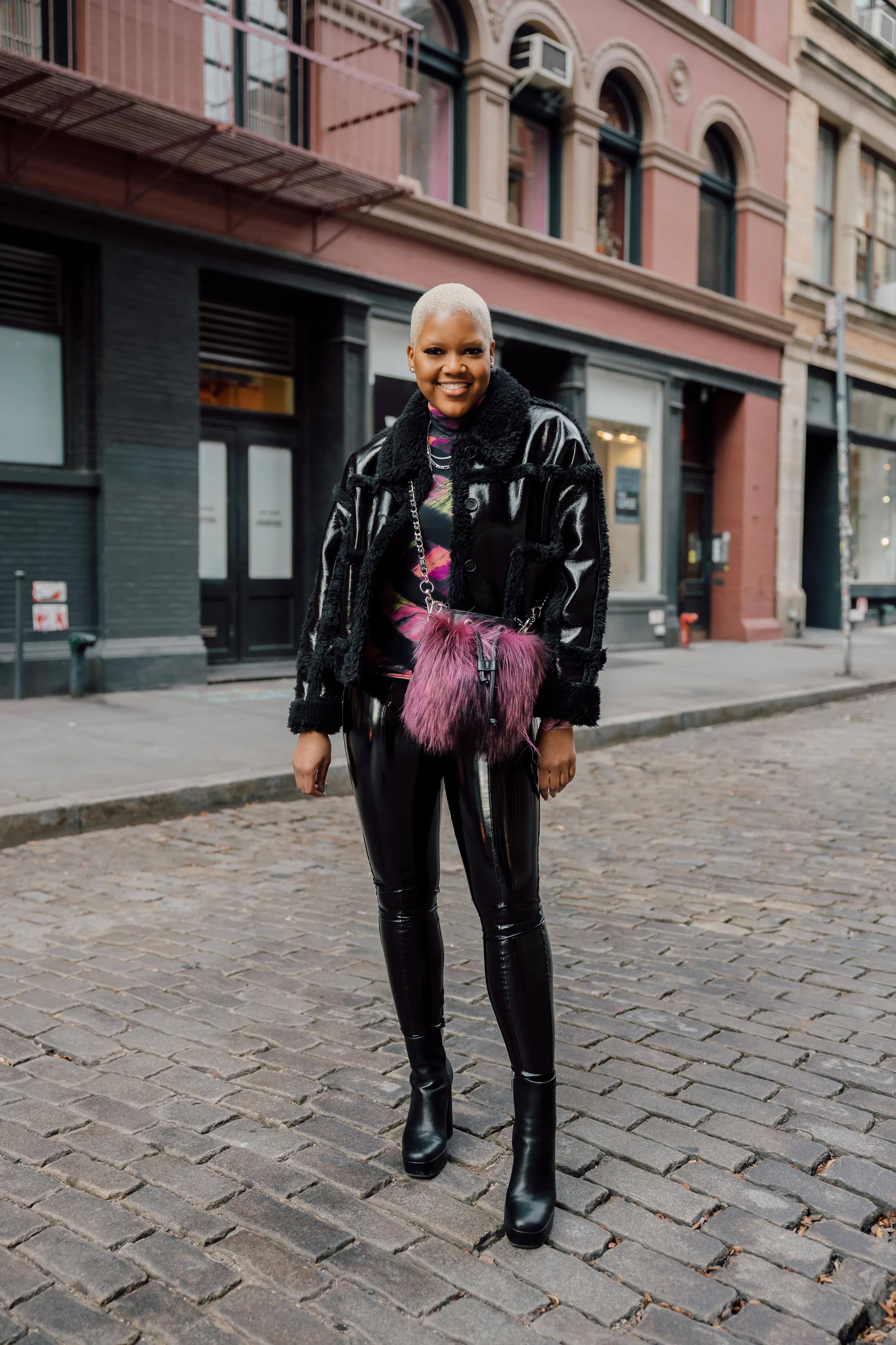 Brooklyn Bucket Bag | Berry Small