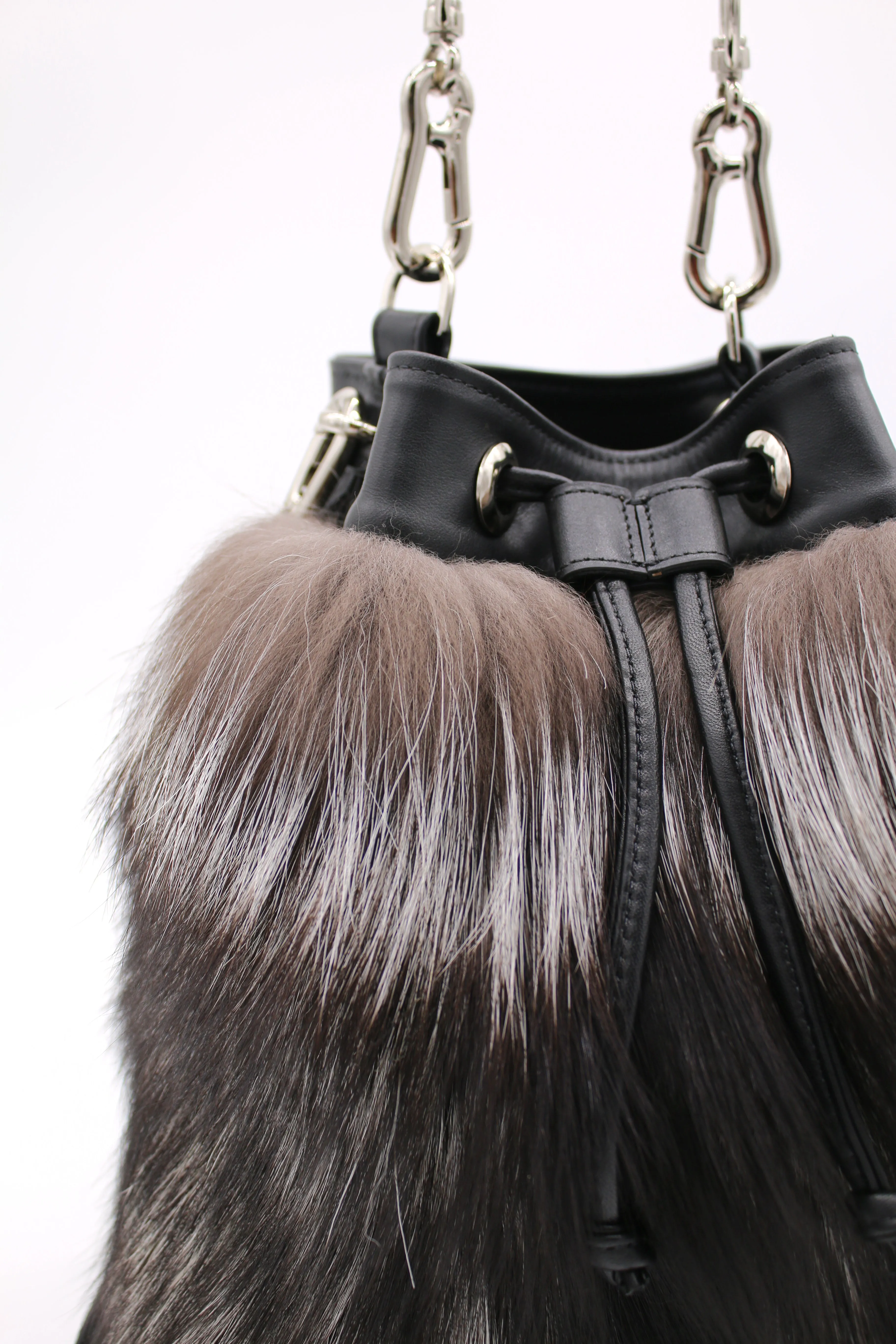 Brooklyn Bucket Bag | Black Ice Large