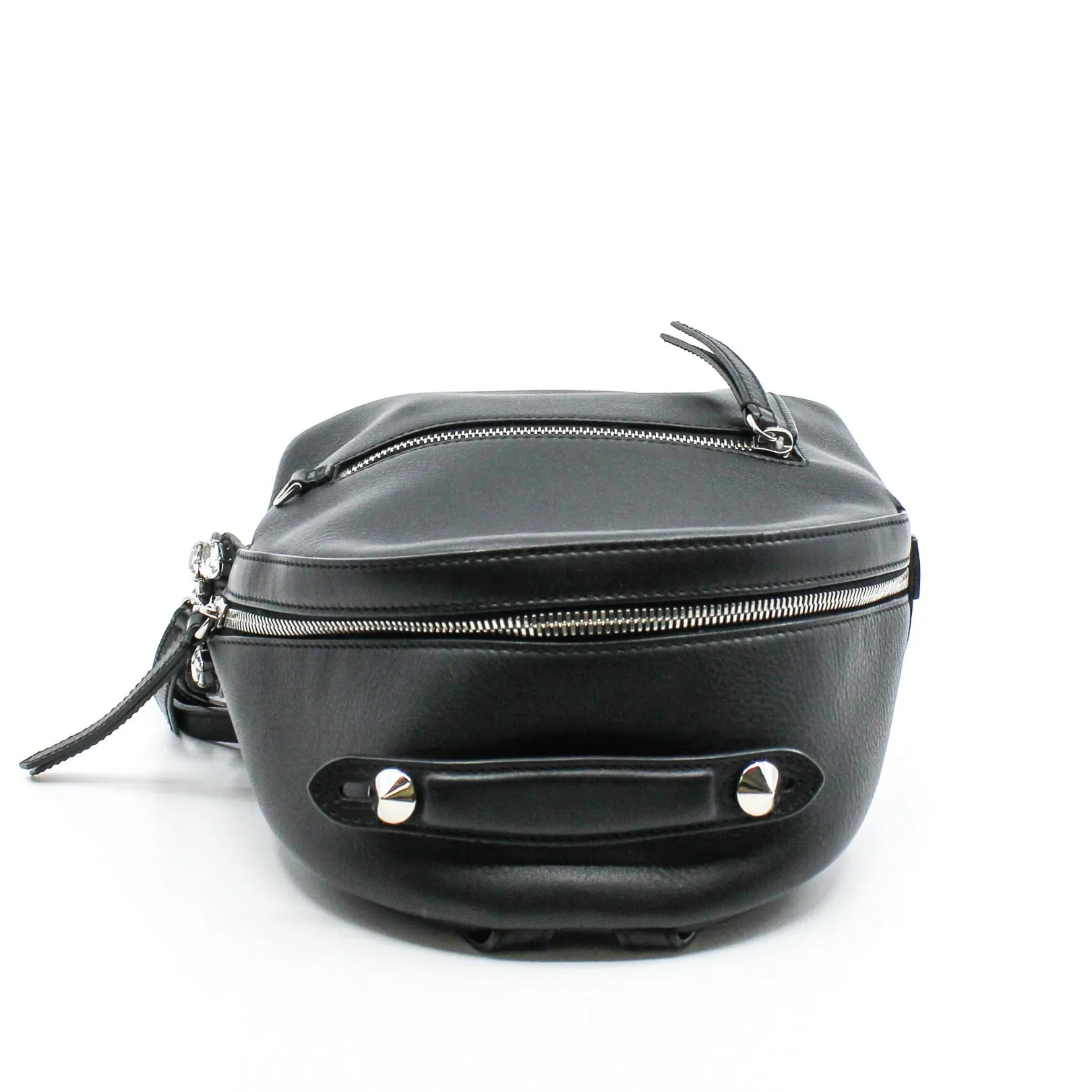 by the way backpack crystal small leather black   phw