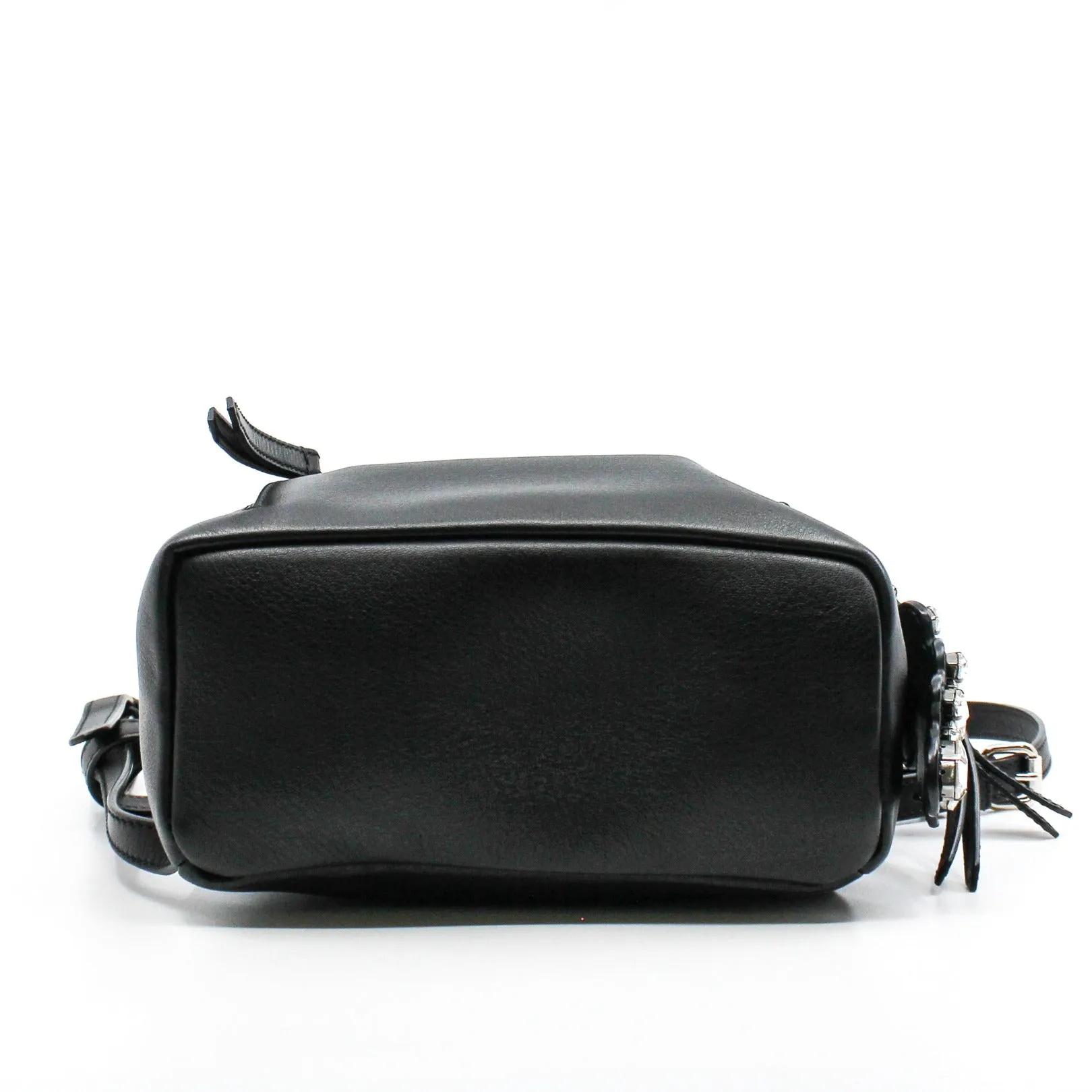 by the way backpack crystal small leather black   phw