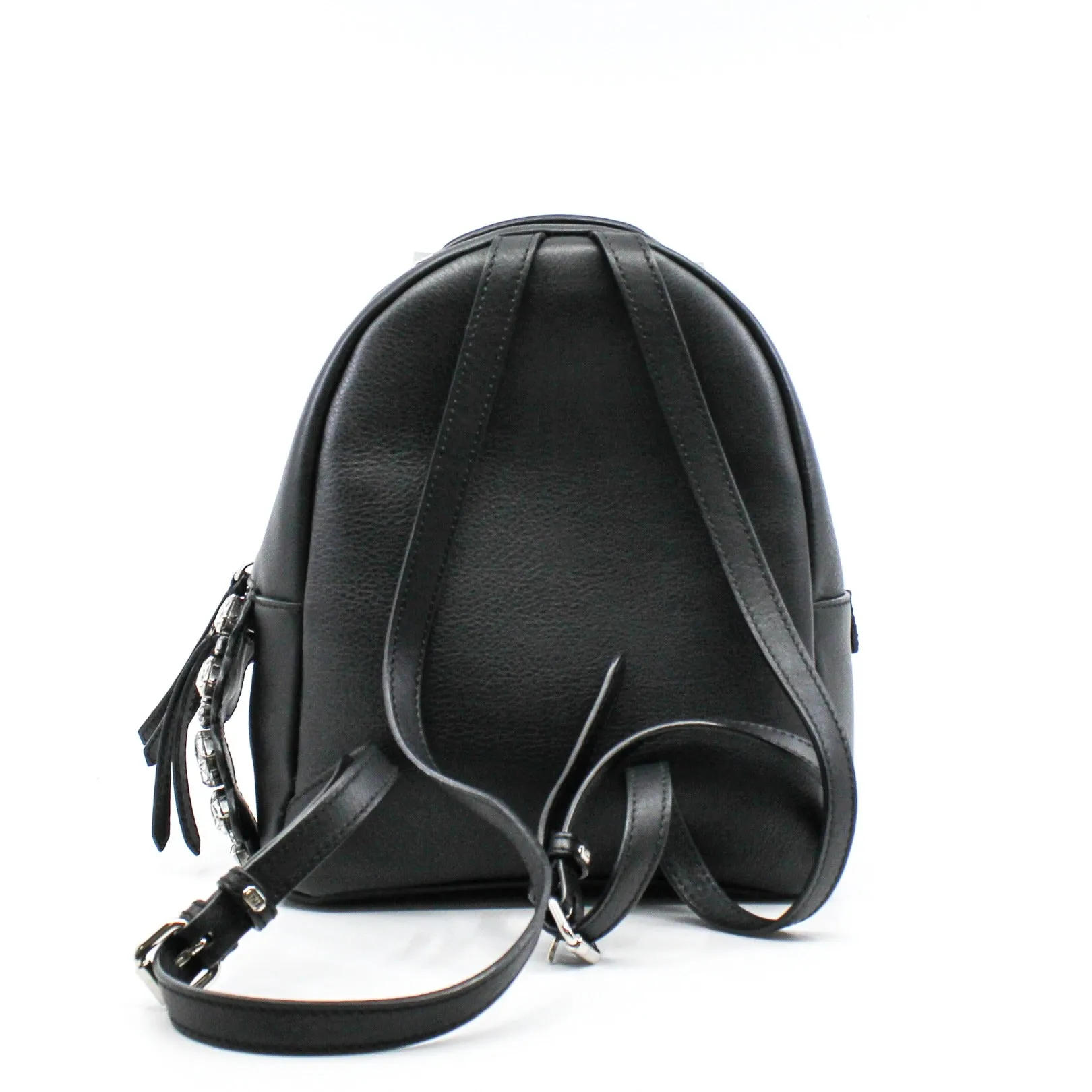 by the way backpack crystal small leather black   phw