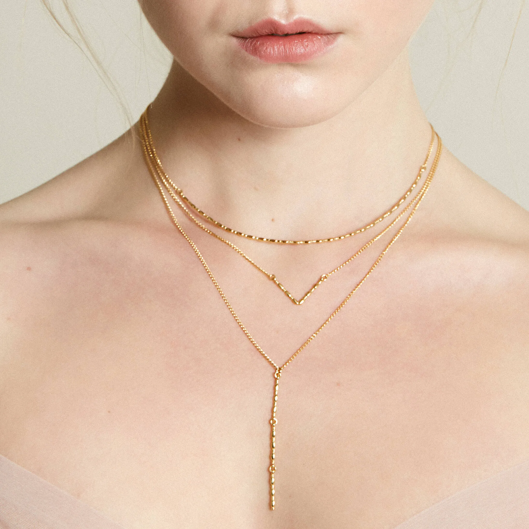 Gammarus Linear Drop Necklace