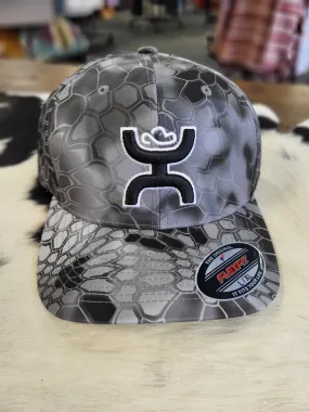 HOOEY CHRIS KYLE GREY CAMO 6P FLEX FIT HAT
