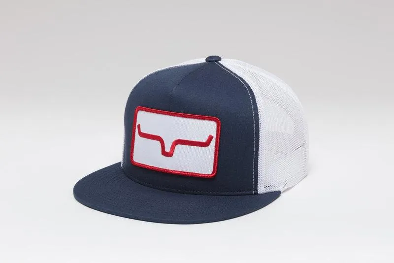 Kimes Ranch Banner Ventilated Trucker Cap - Denim