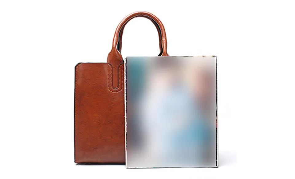 Leather Handbags Big Women Bag High Quality Casual Female Trunk Tote Spanish Brand Shoulder Ladies