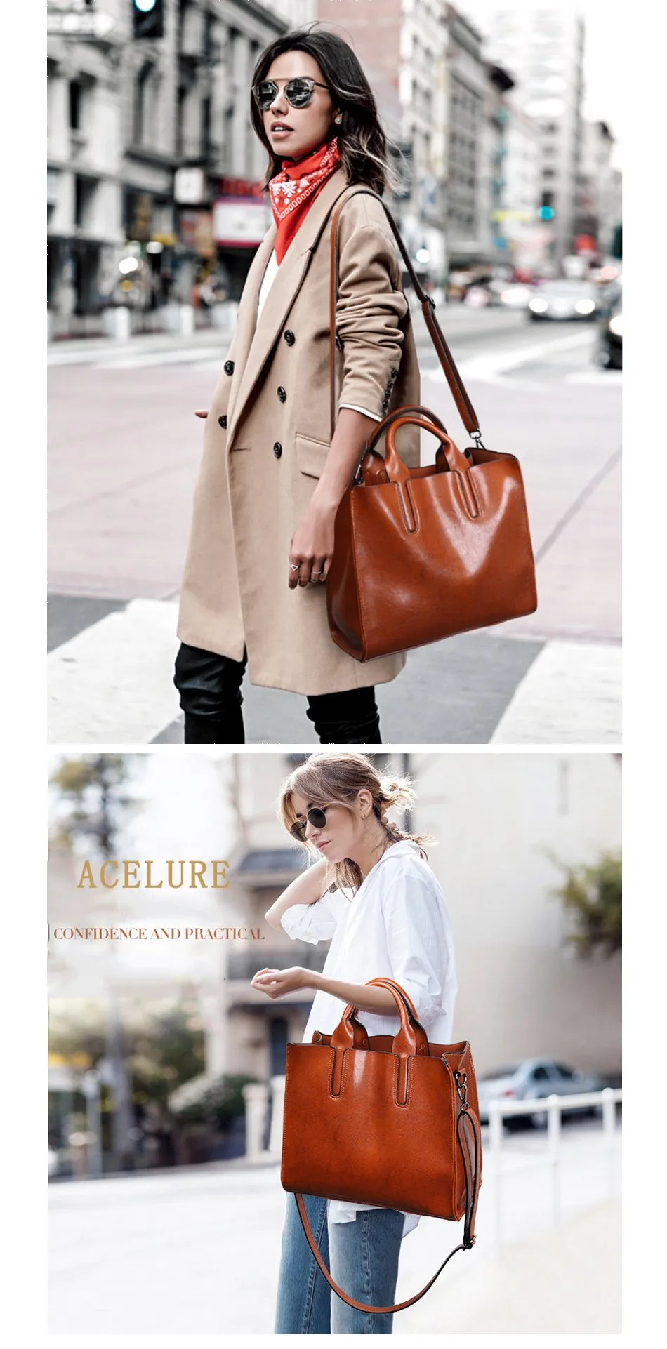Leather Handbags Big Women Bag High Quality Casual Female Trunk Tote Spanish Brand Shoulder Ladies