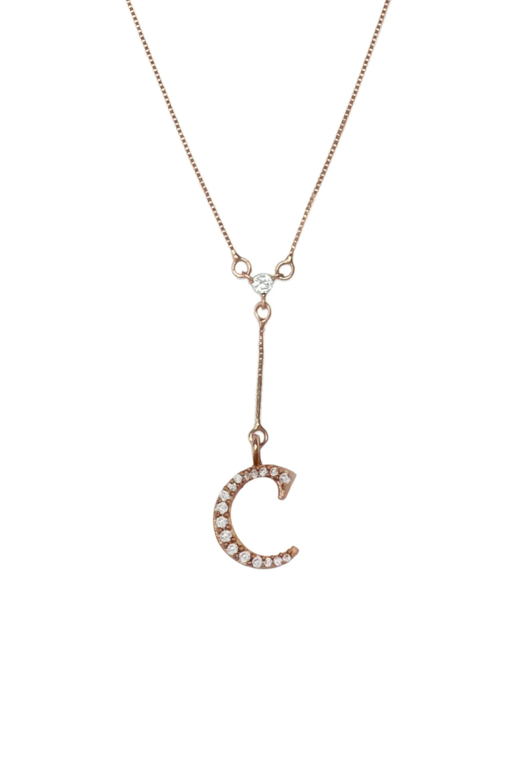 Rose-Gold Alphabet Necklaces