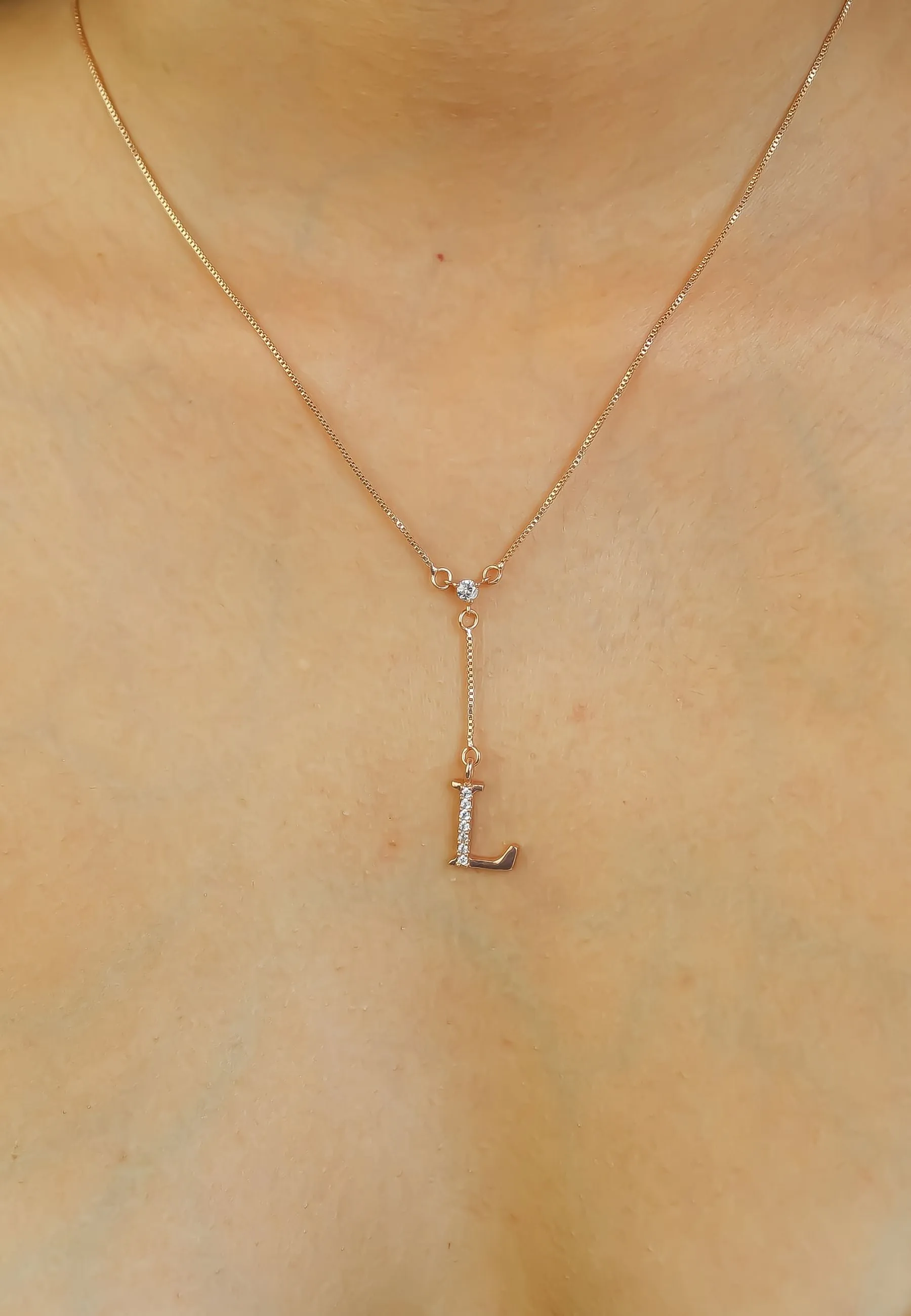 Rose-Gold Alphabet Necklaces