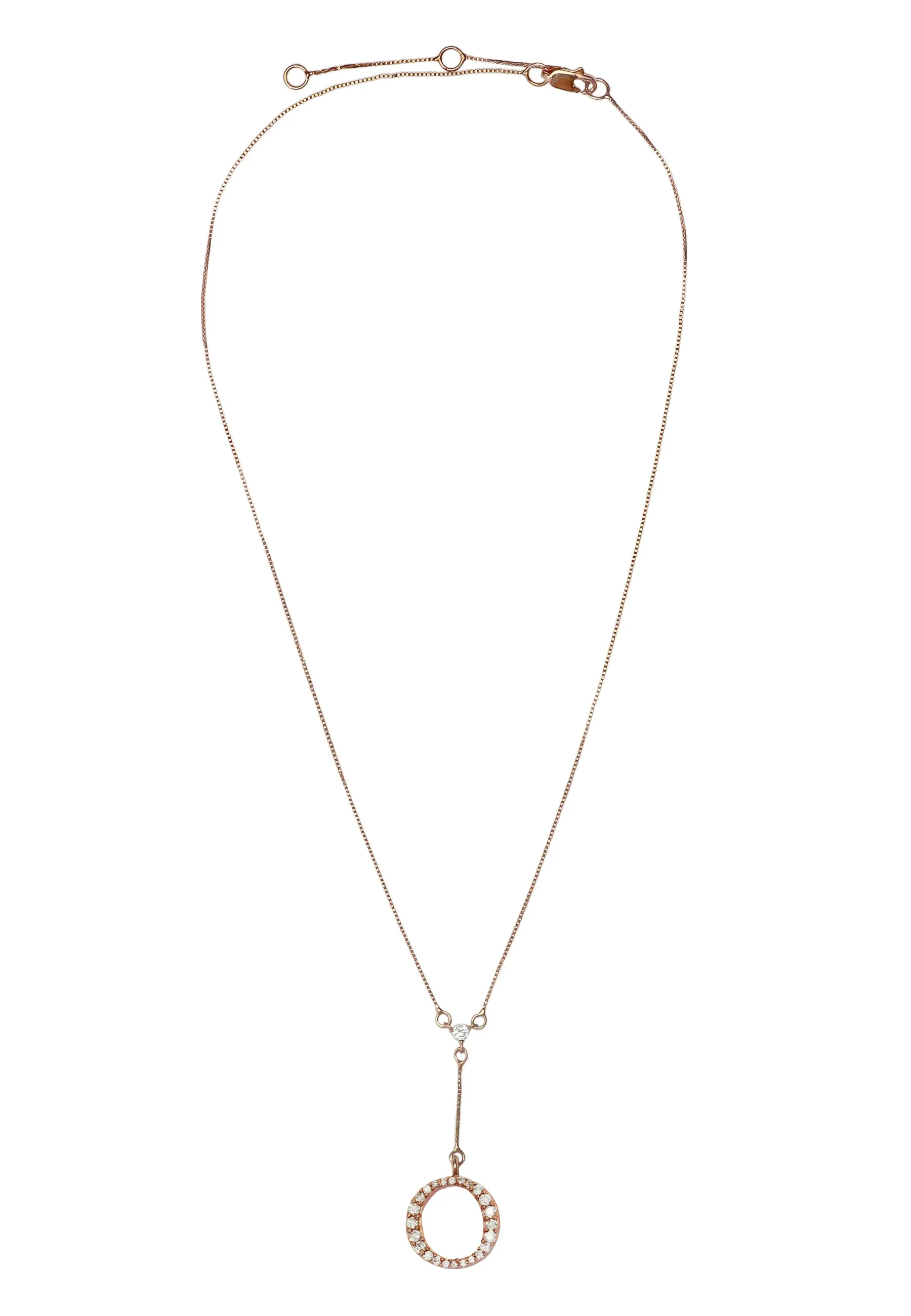 Rose-Gold Alphabet Necklaces