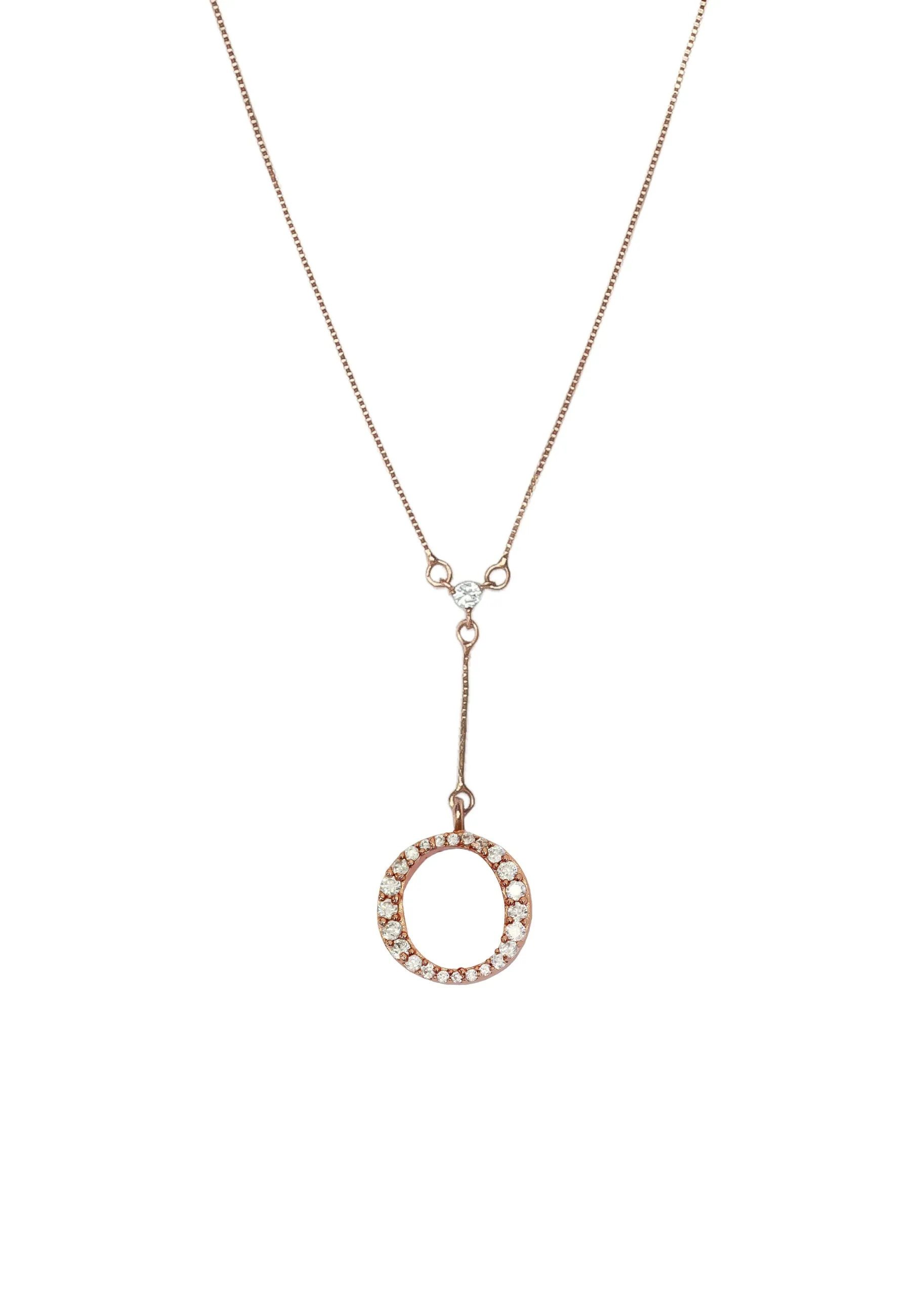 Rose-Gold Alphabet Necklaces