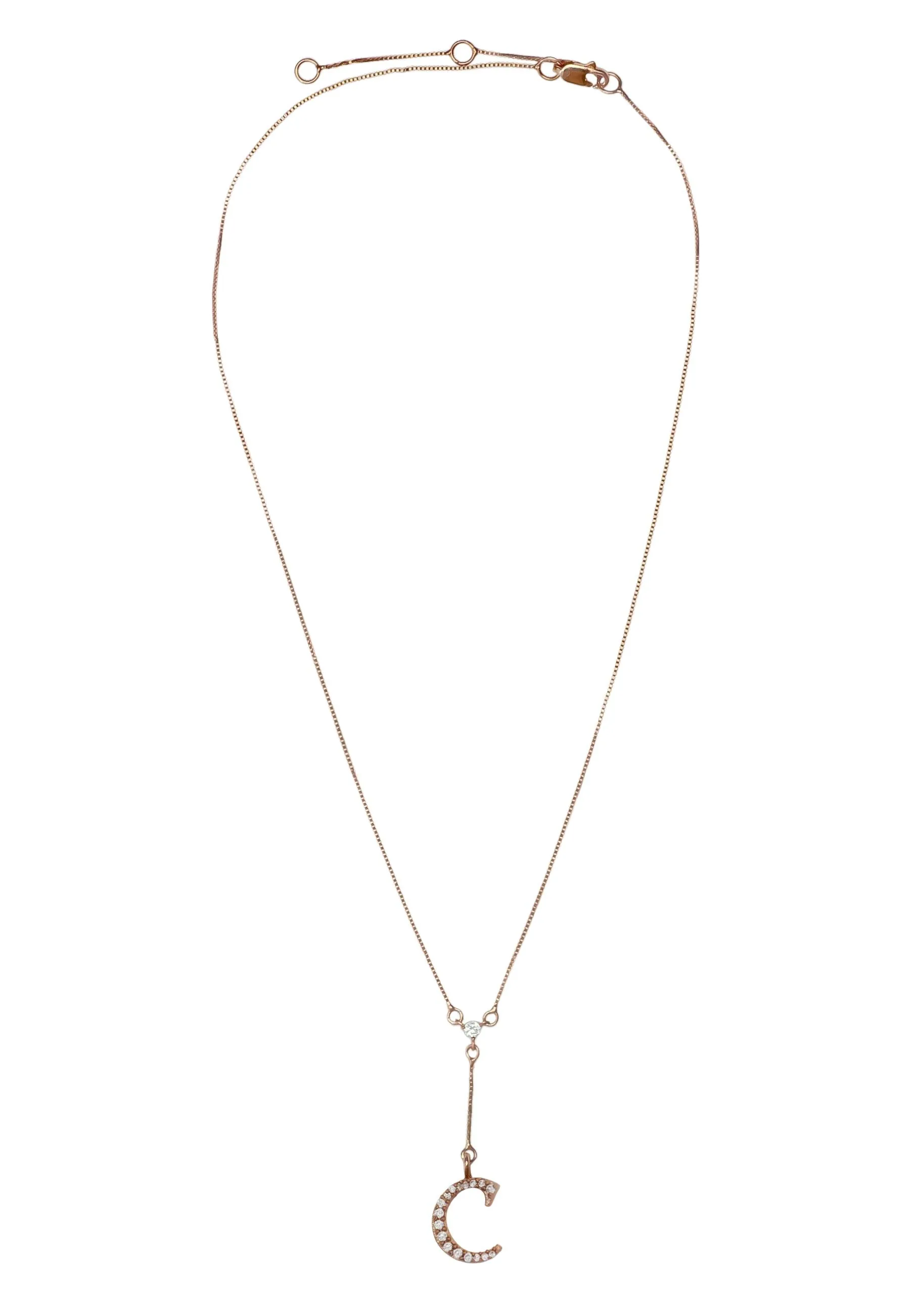 Rose-Gold Alphabet Necklaces