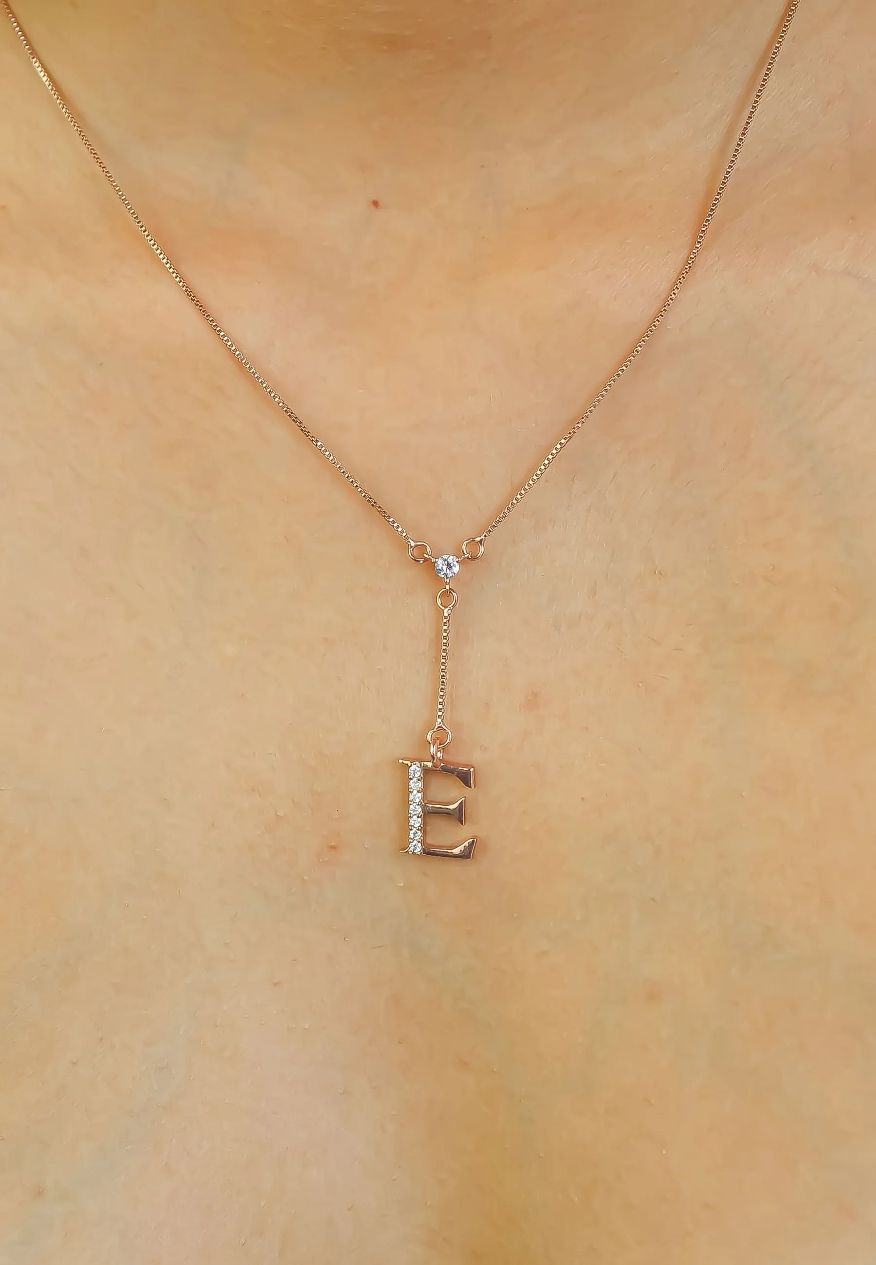 Rose-Gold Alphabet Necklaces