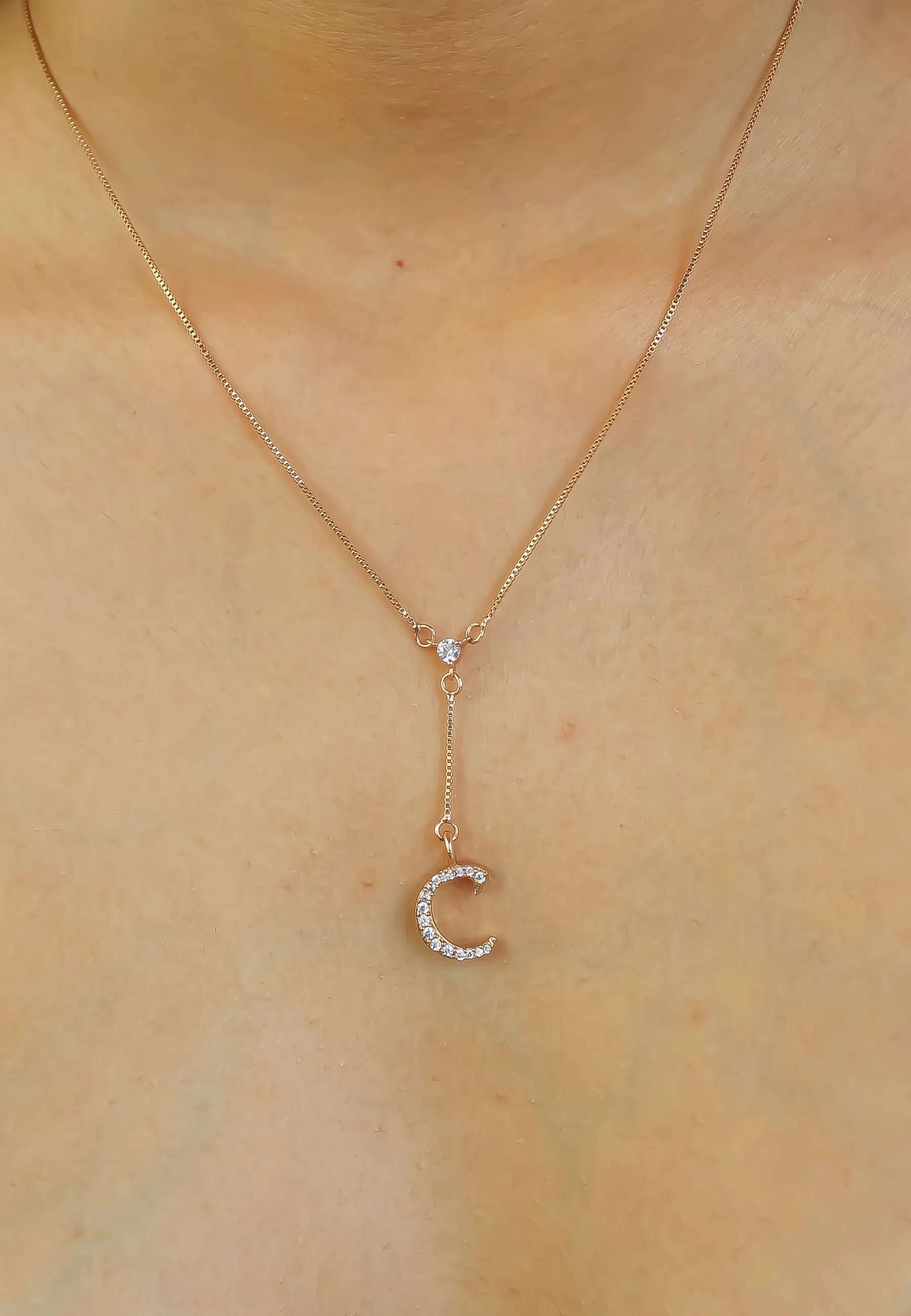 Rose-Gold Alphabet Necklaces