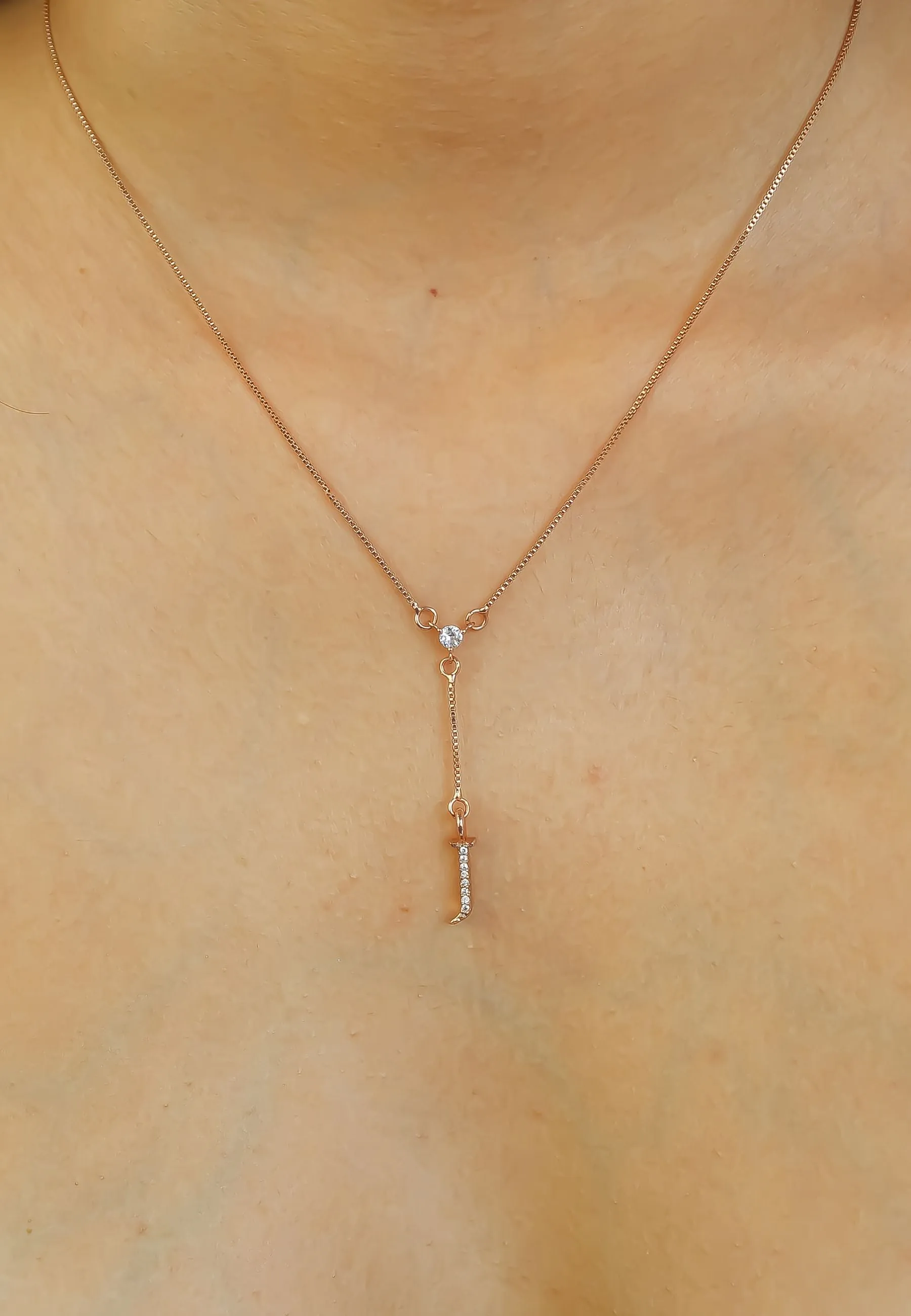 Rose-Gold Alphabet Necklaces