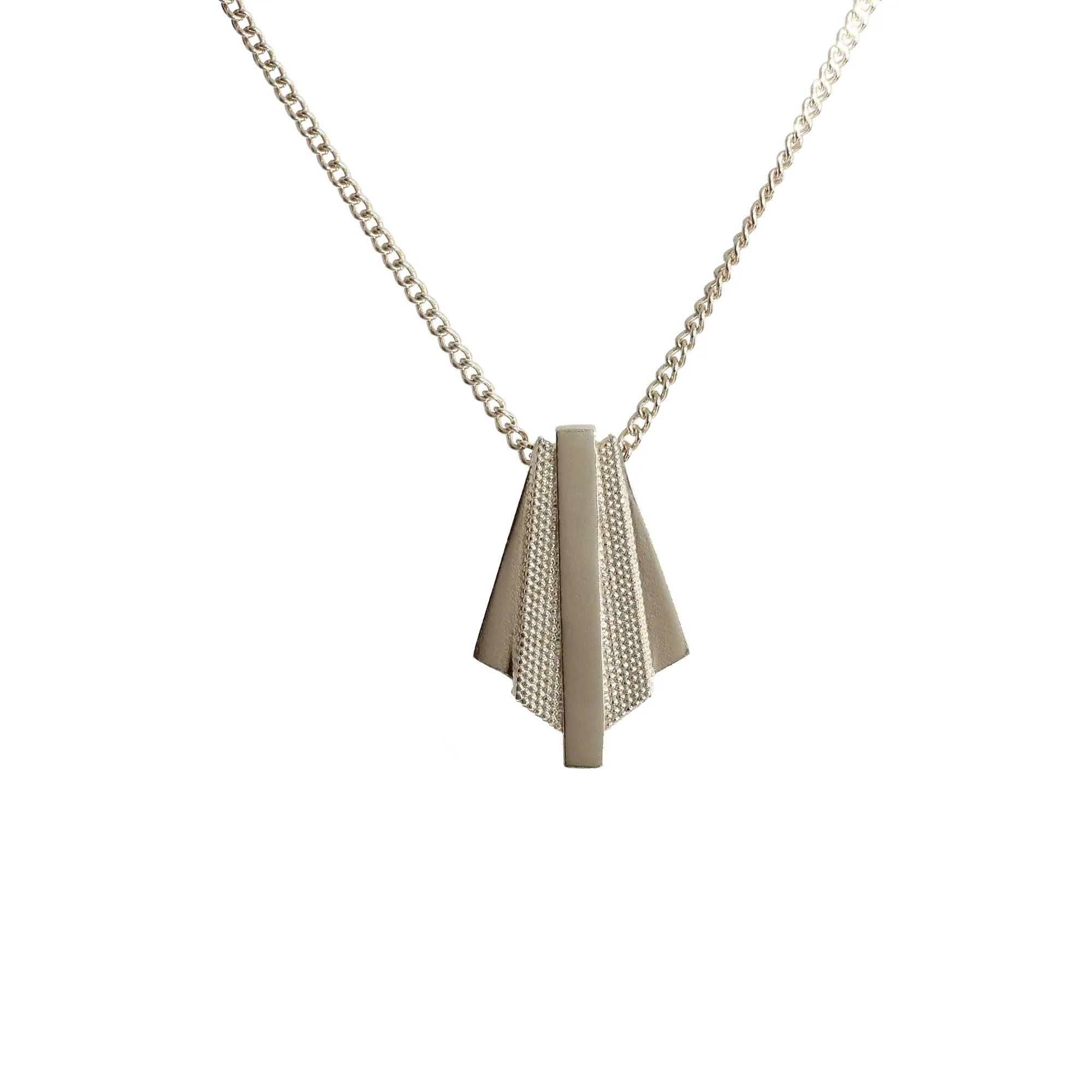 Ruptus Slab Geometric Necklace