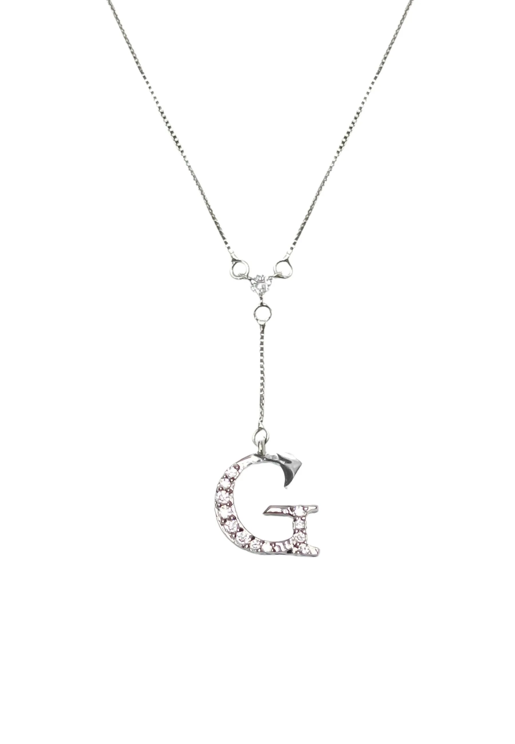 Silver-plated Alphabet Necklaces