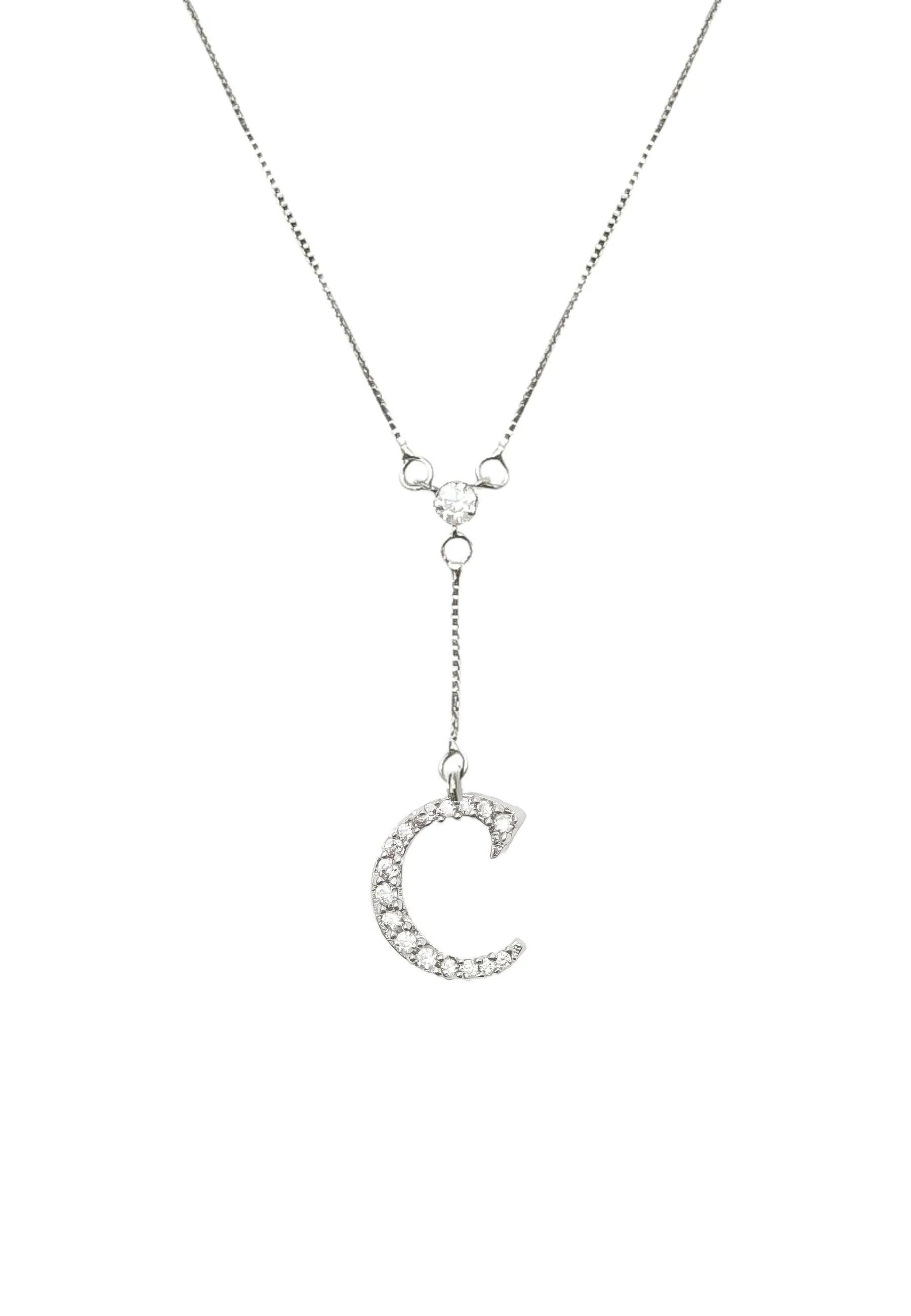 Silver-plated Alphabet Necklaces