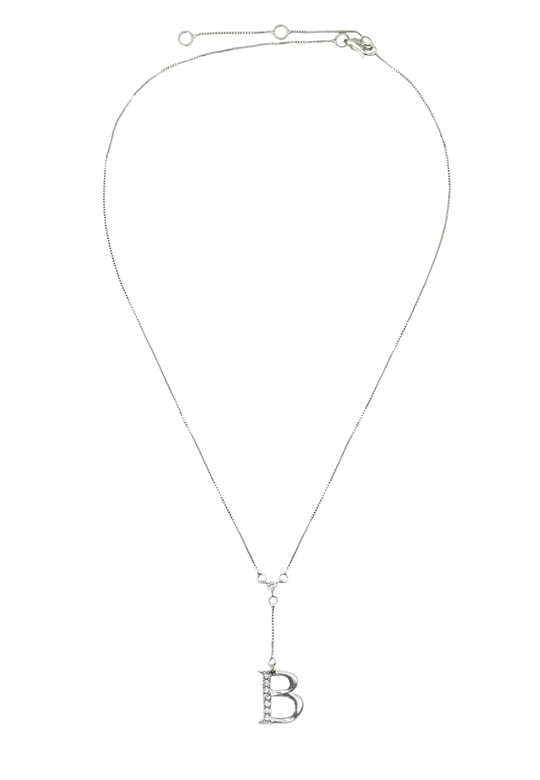 Silver-plated Alphabet Necklaces