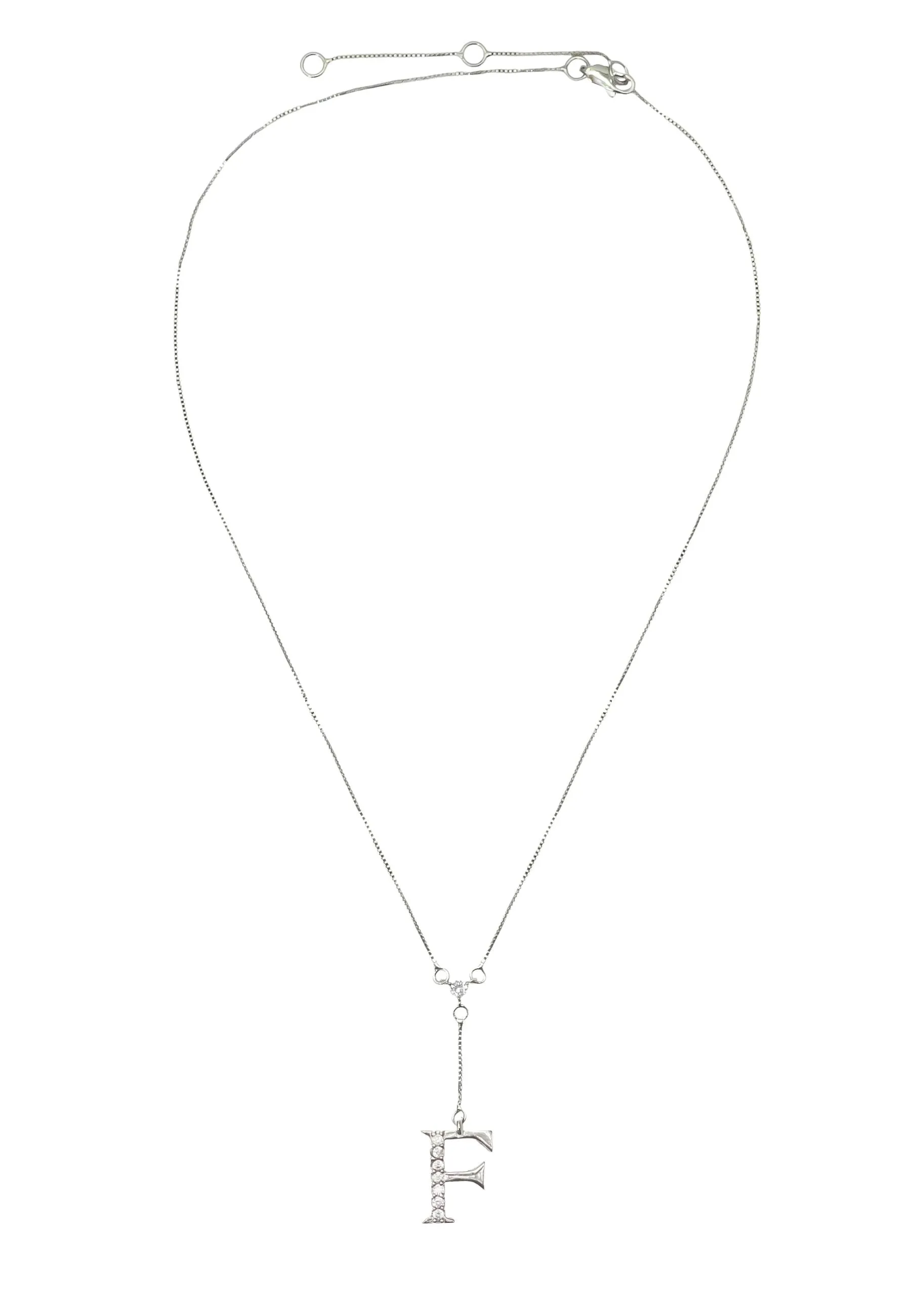 Silver-plated Alphabet Necklaces