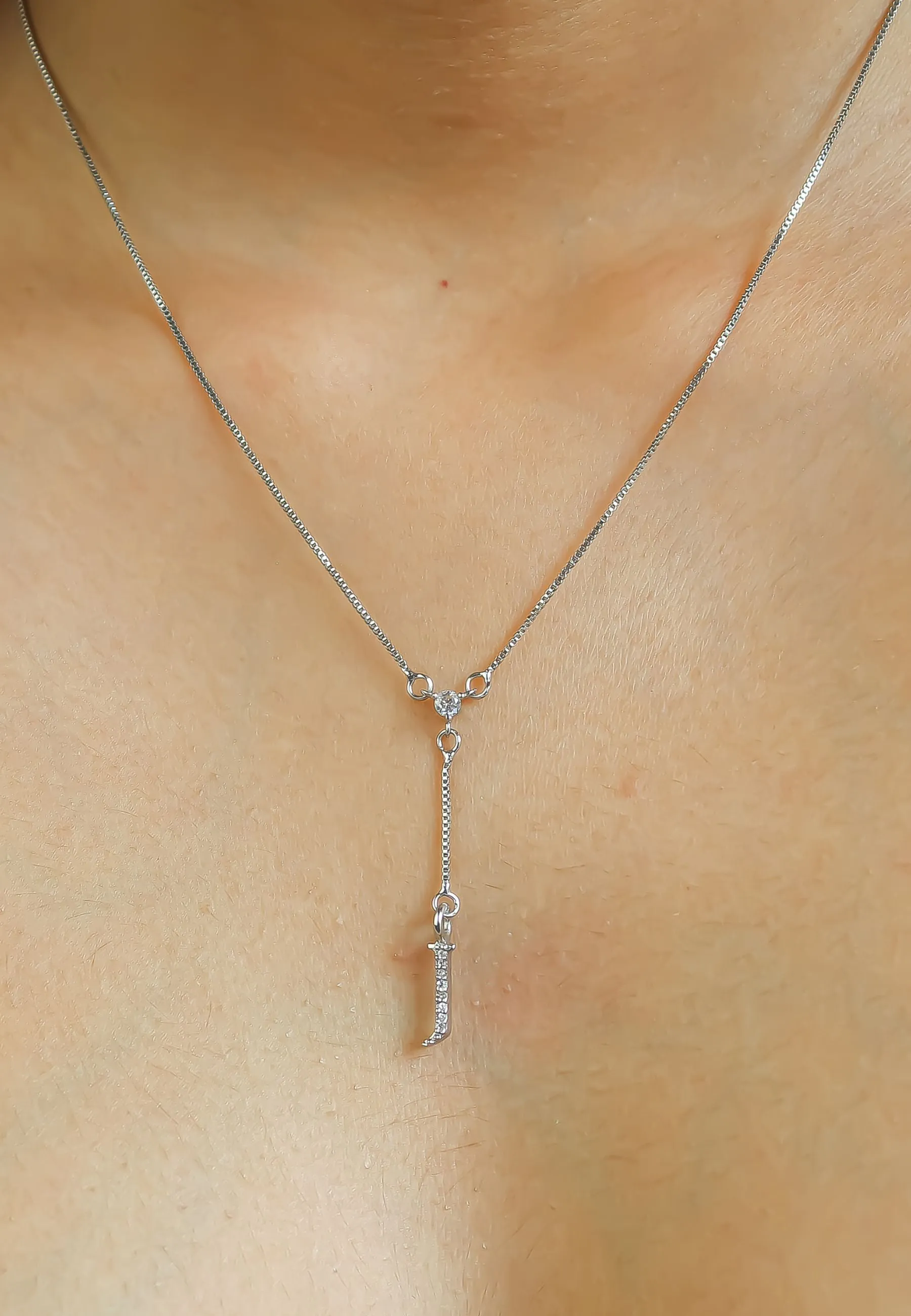 Silver-plated Alphabet Necklaces