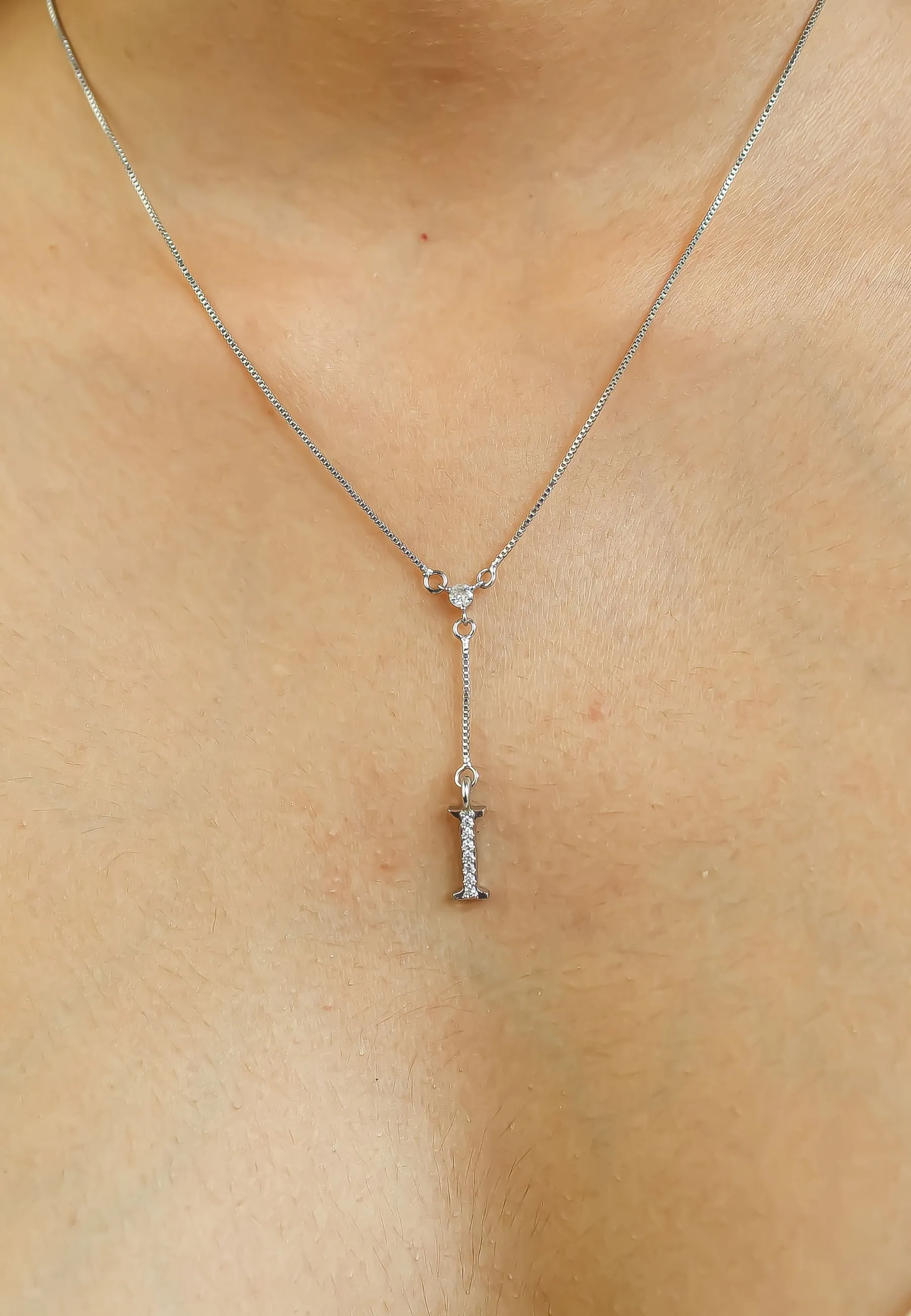 Silver-plated Alphabet Necklaces