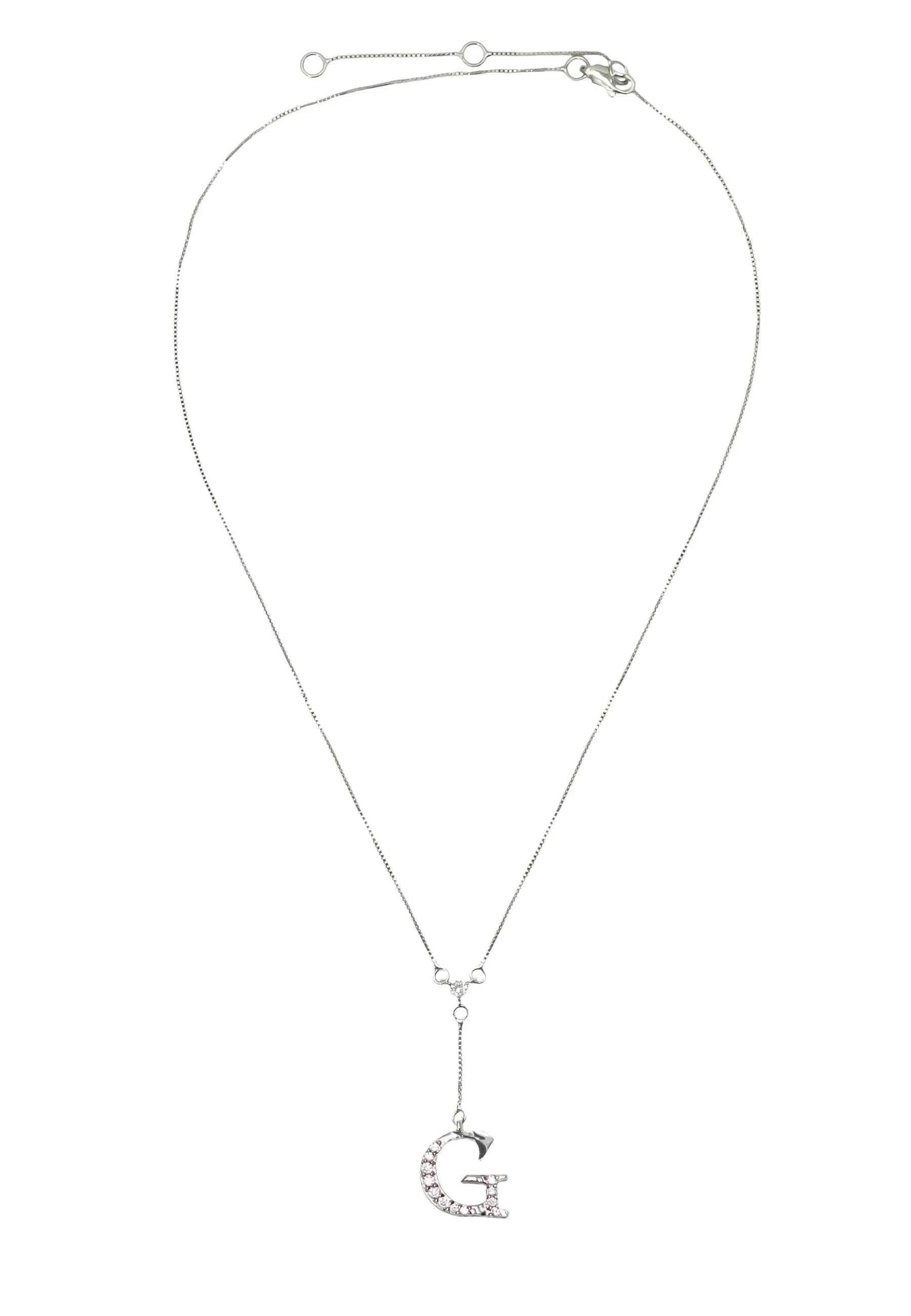Silver-plated Alphabet Necklaces