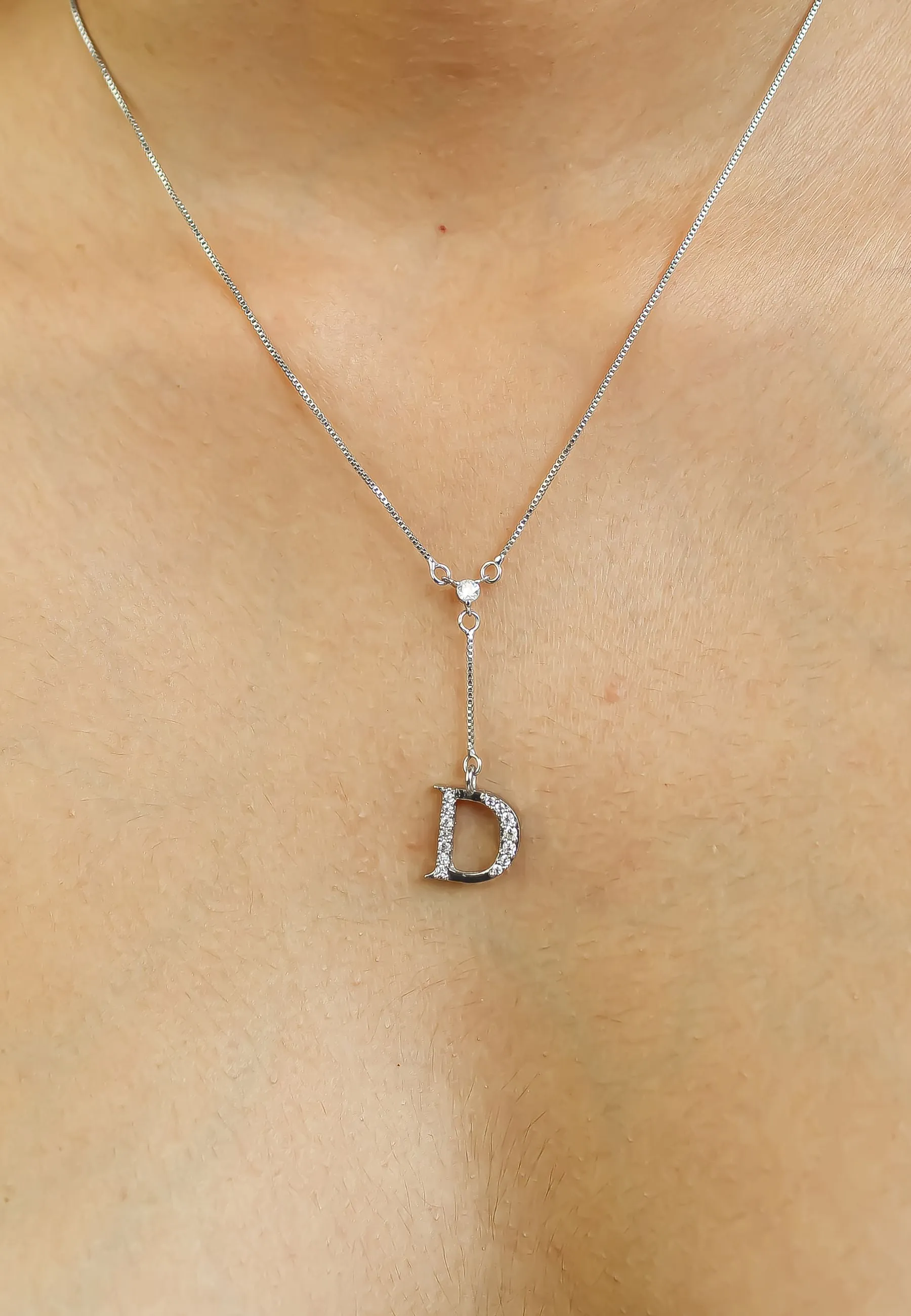Silver-plated Alphabet Necklaces