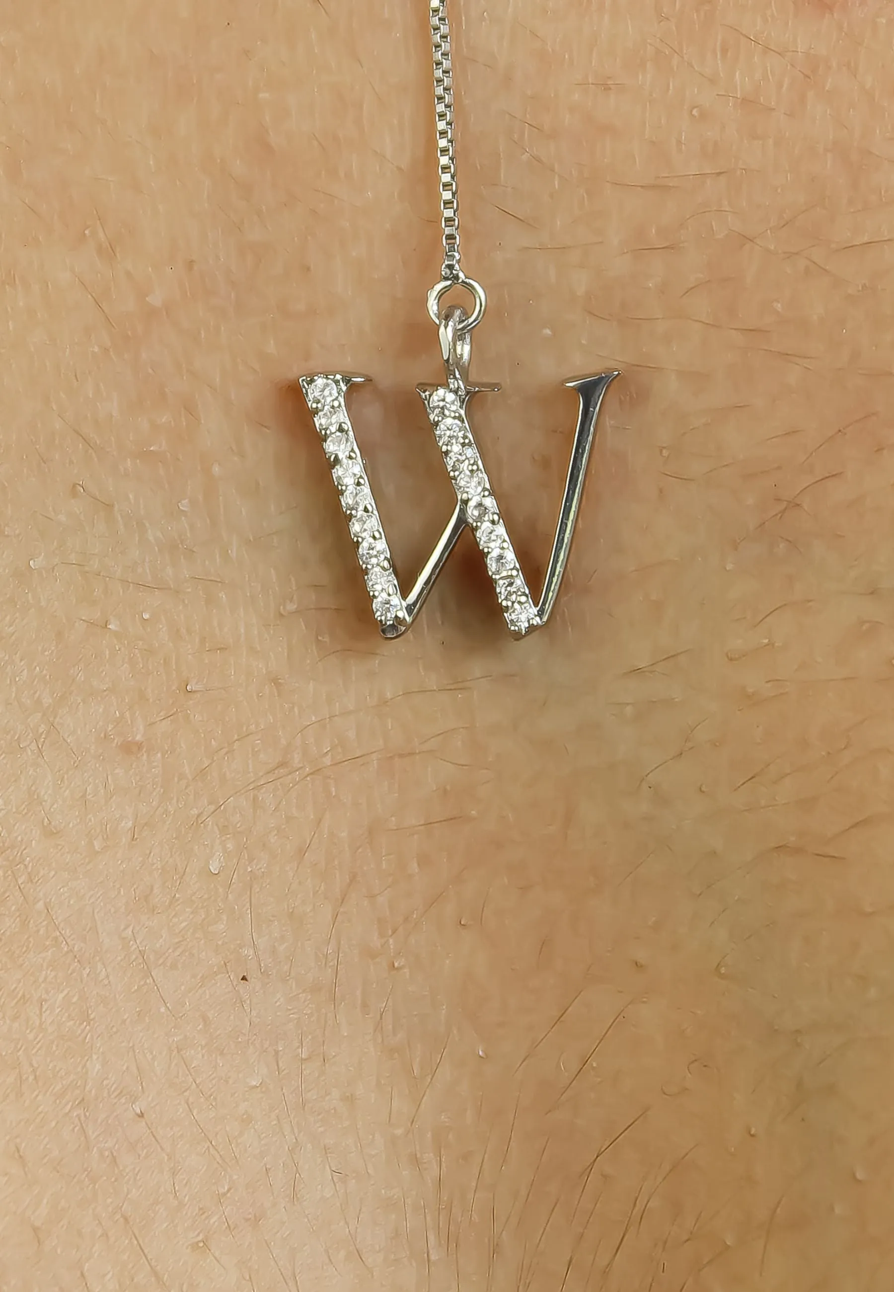 Silver-plated Alphabet Necklaces