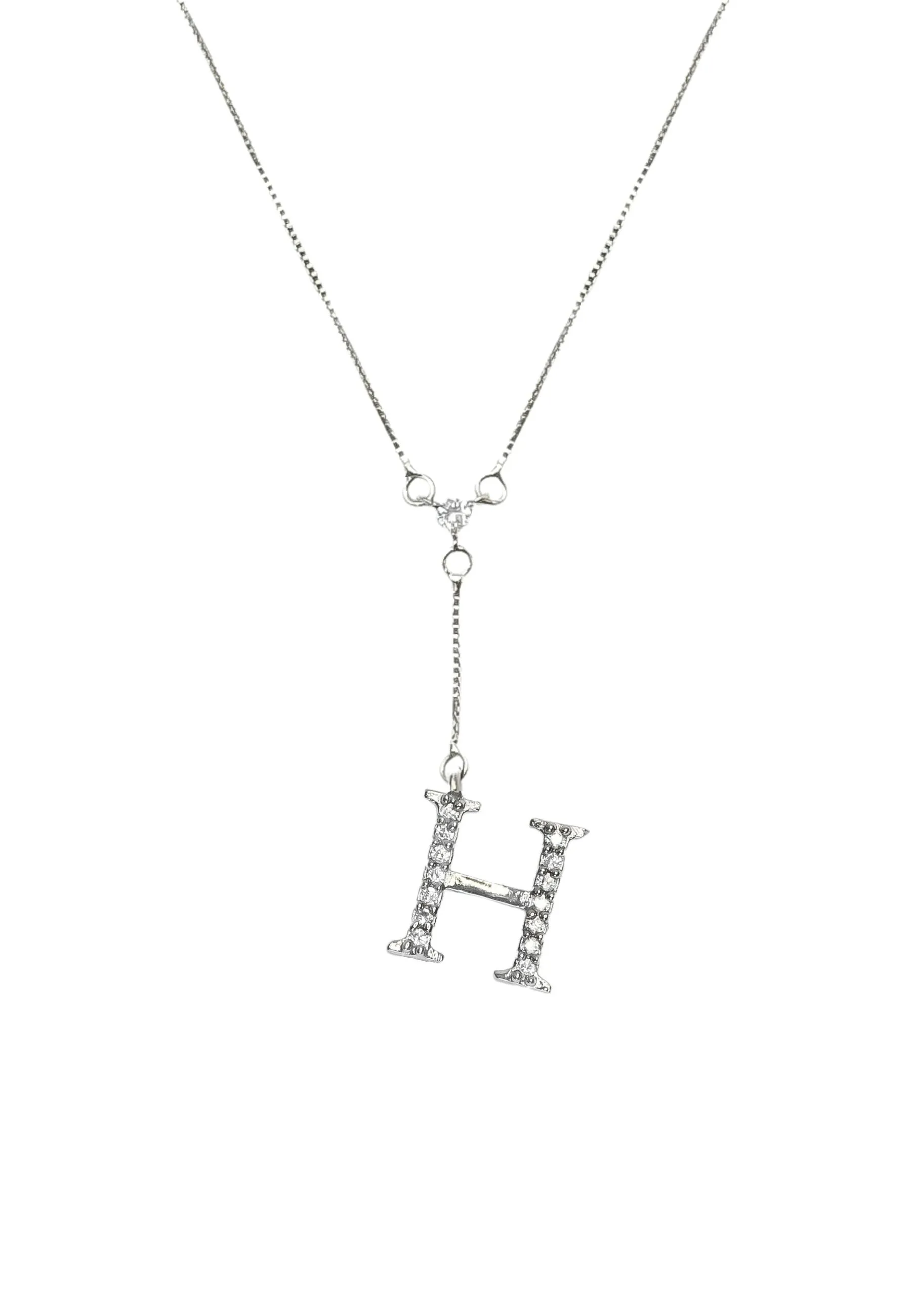 Silver-plated Alphabet Necklaces