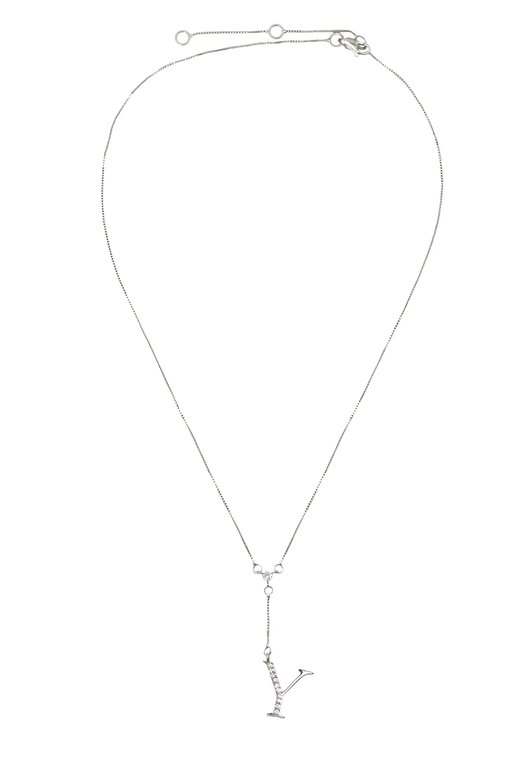 Silver-plated Alphabet Necklaces
