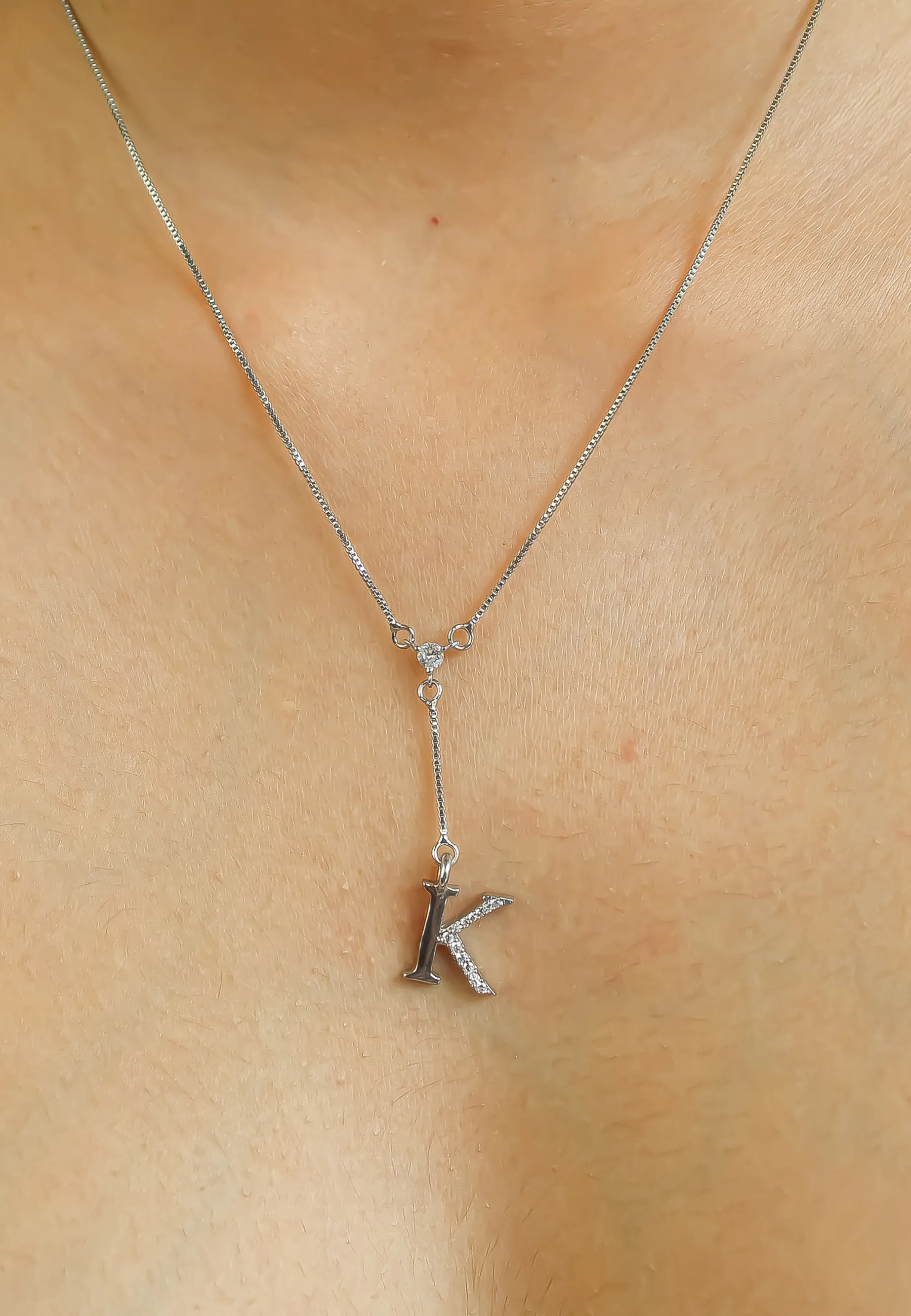 Silver-plated Alphabet Necklaces