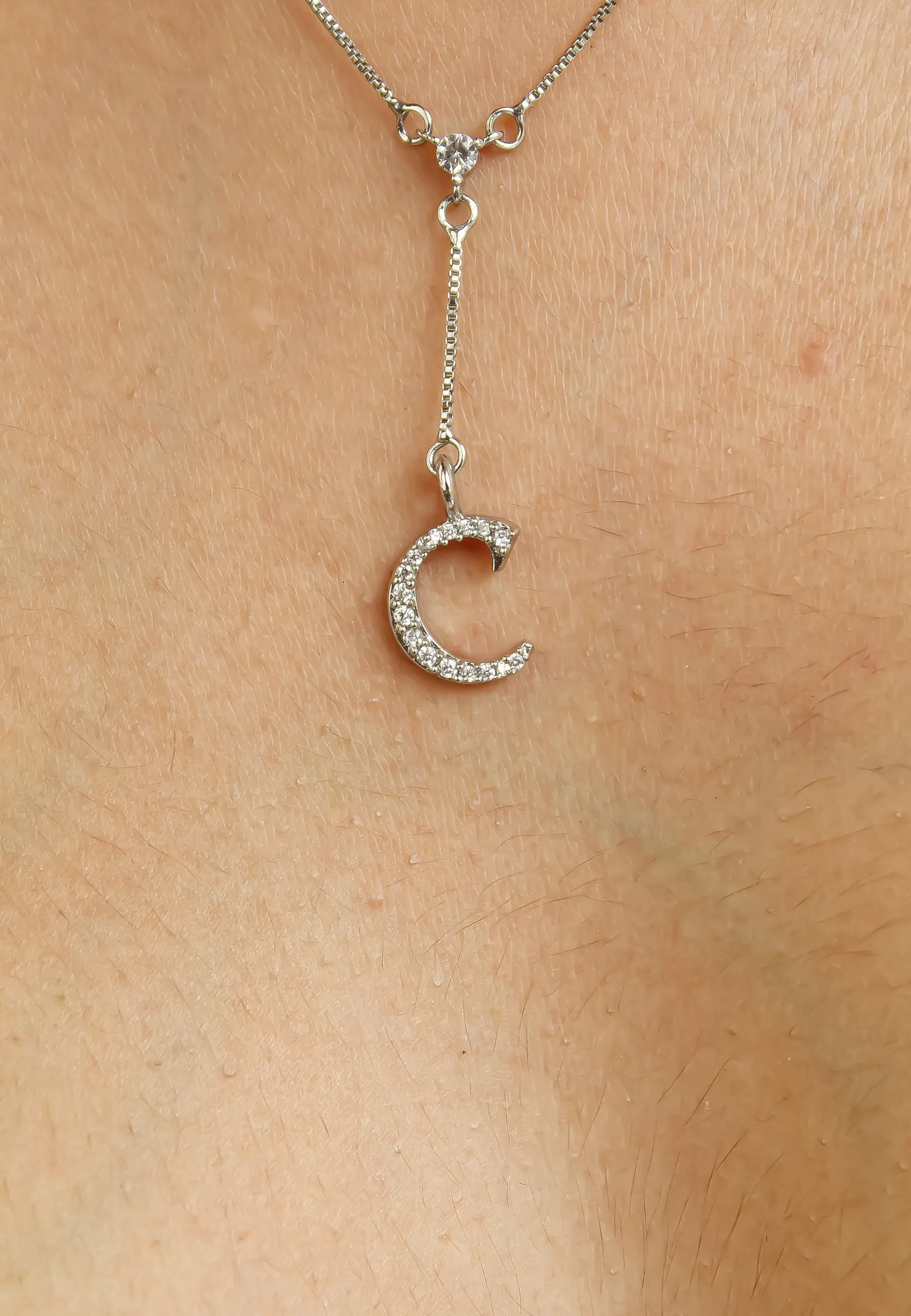 Silver-plated Alphabet Necklaces