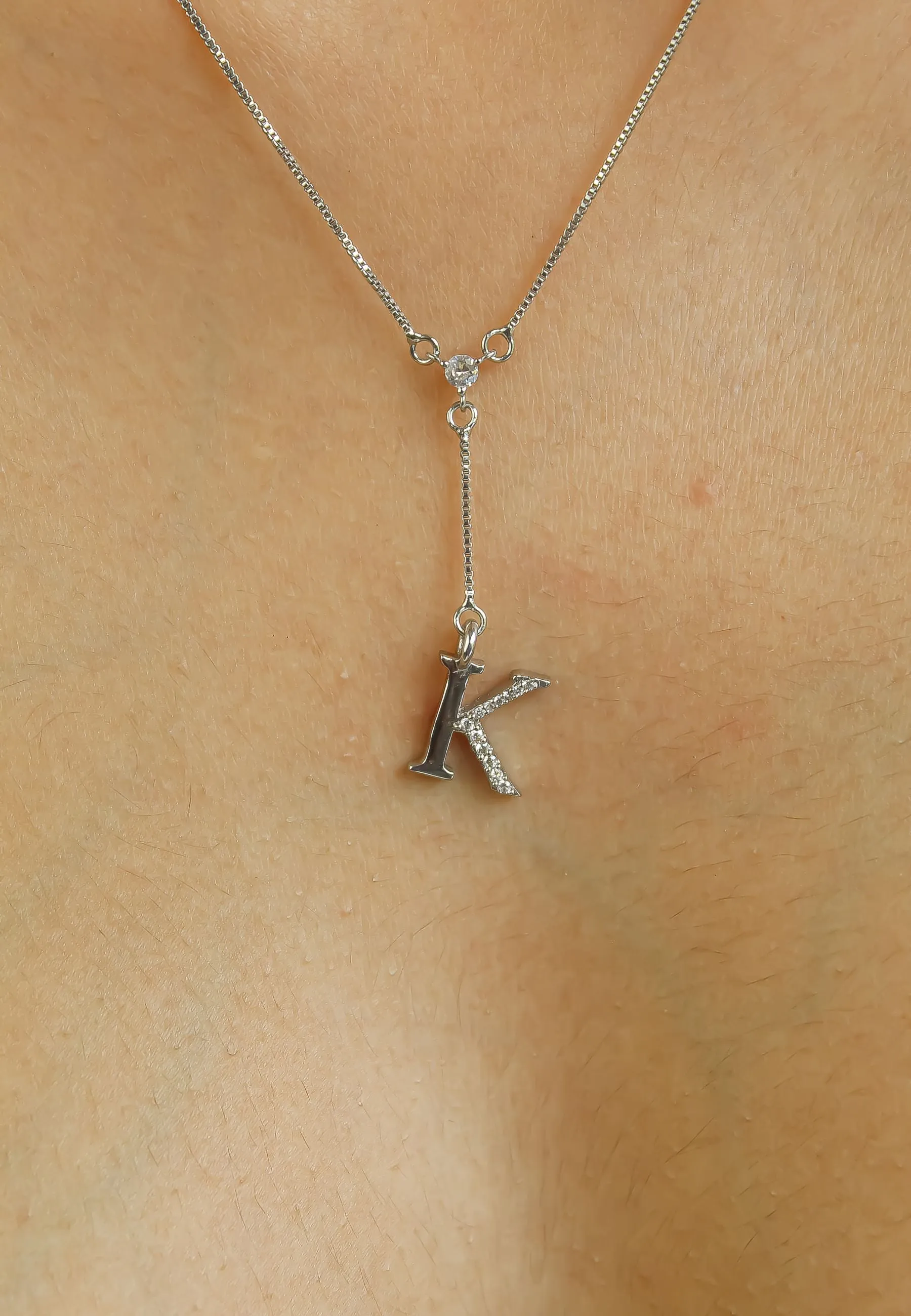 Silver-plated Alphabet Necklaces