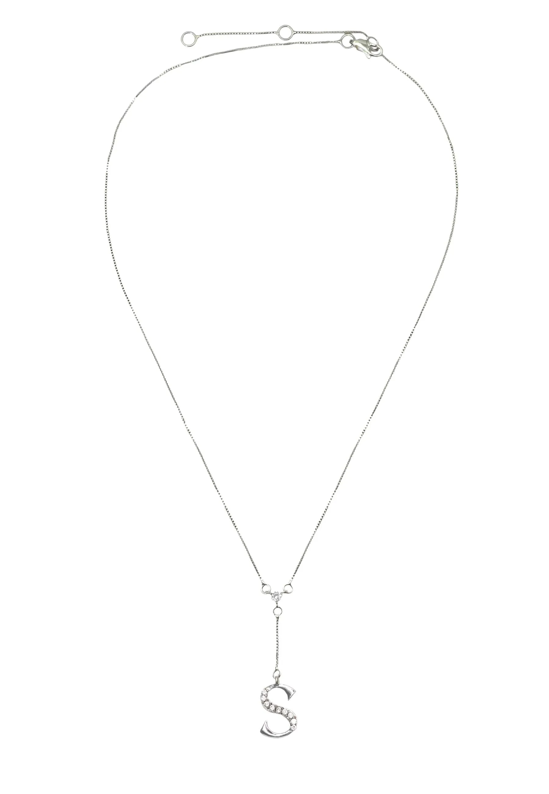 Silver-plated Alphabet Necklaces