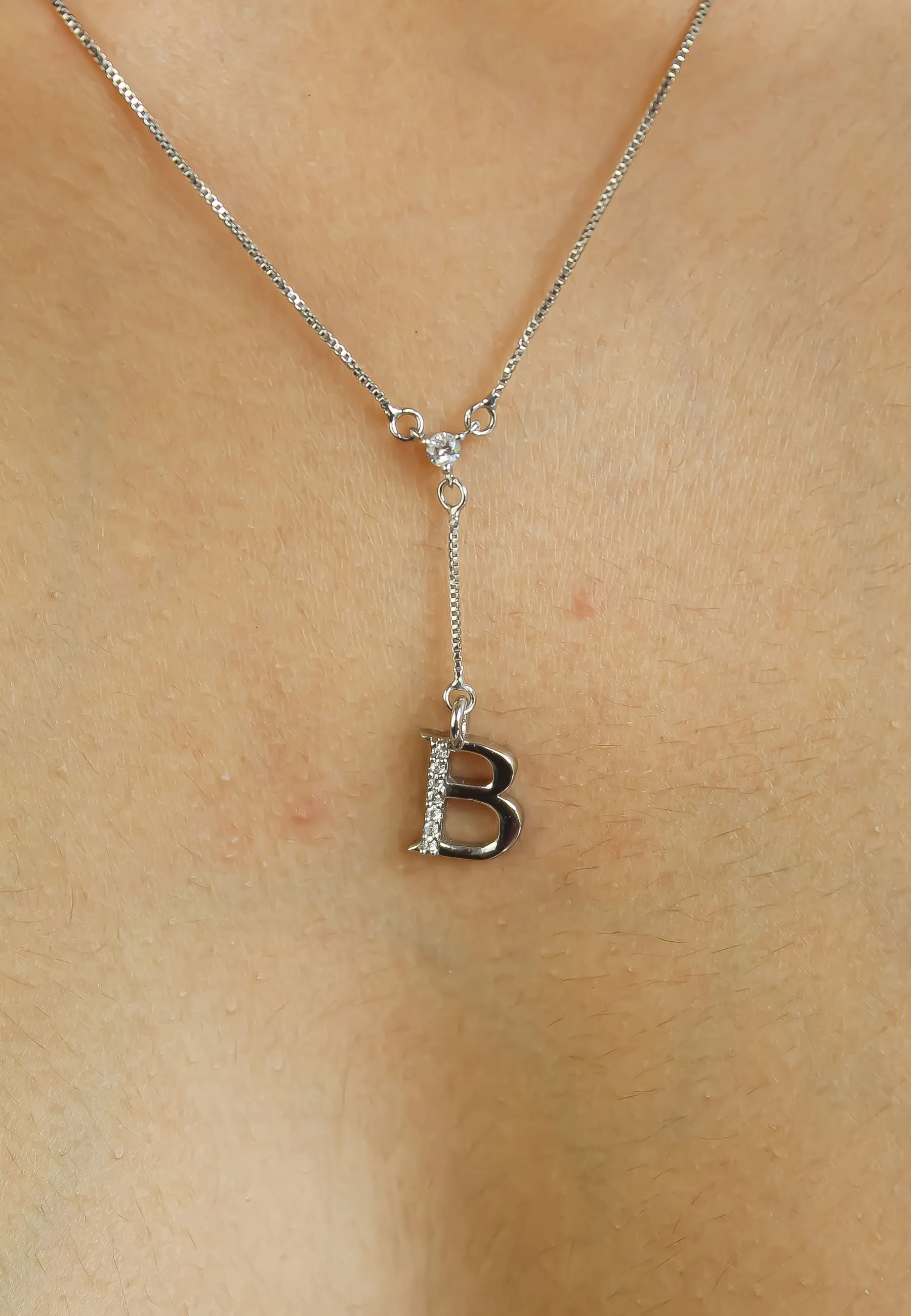 Silver-plated Alphabet Necklaces