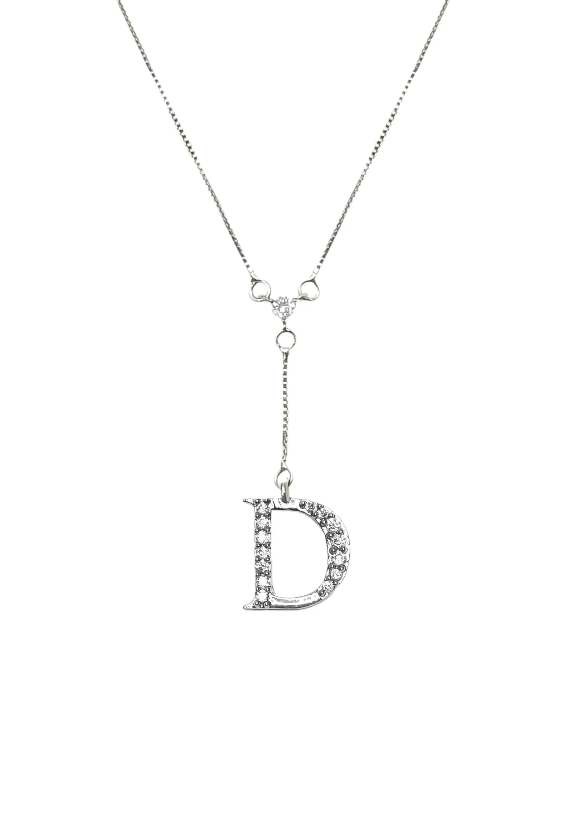 Silver-plated Alphabet Necklaces