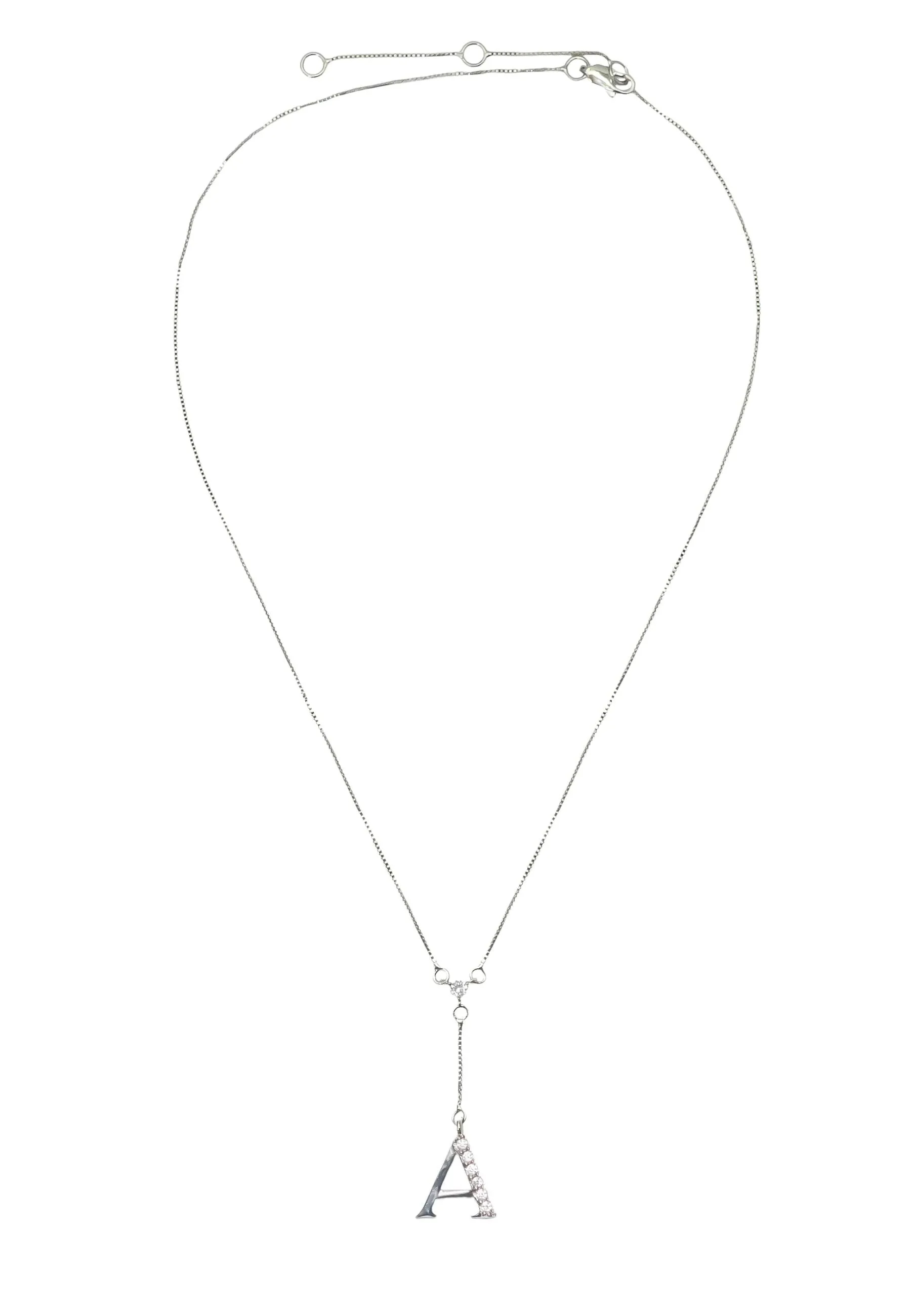 Silver-plated Alphabet Necklaces