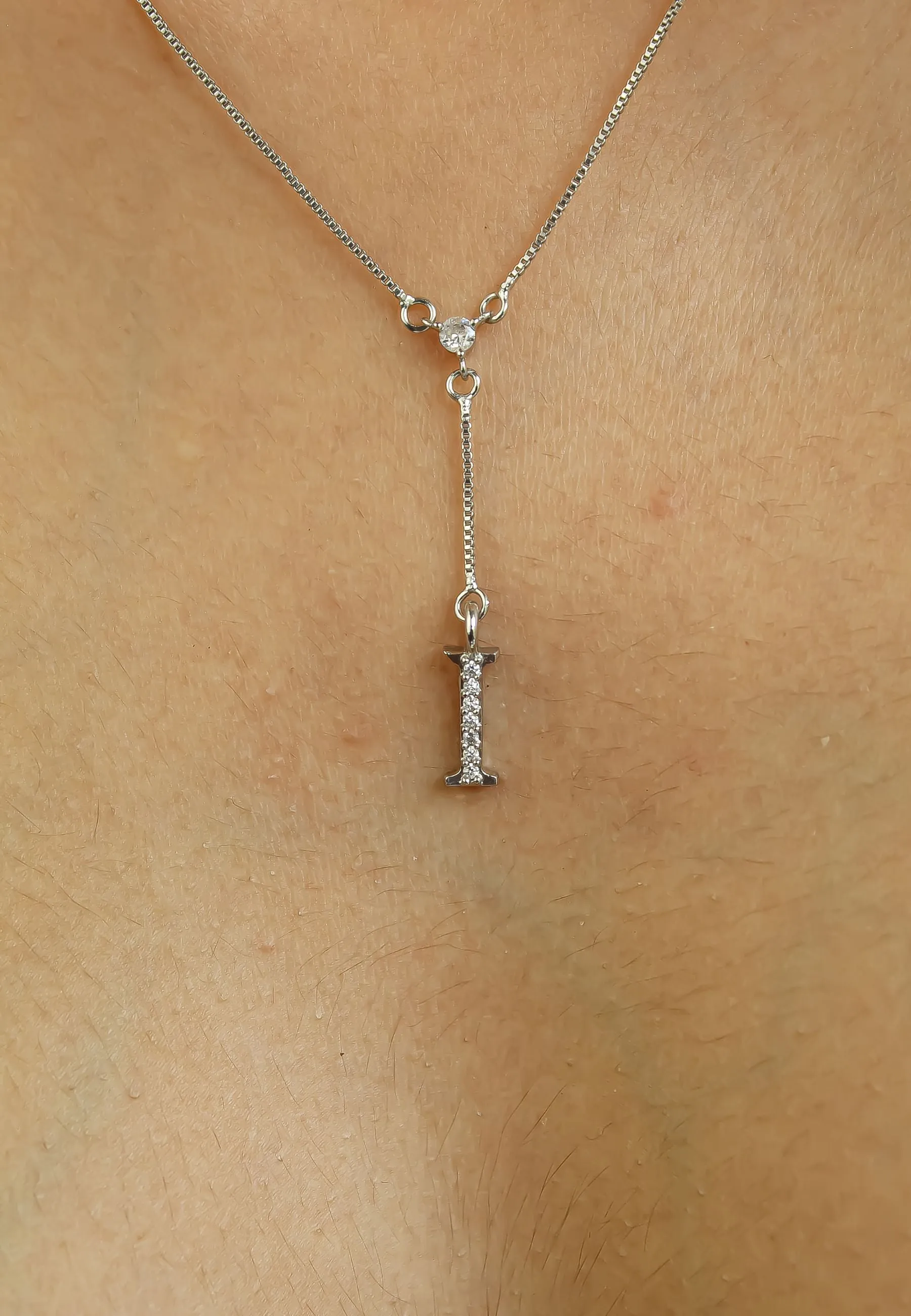 Silver-plated Alphabet Necklaces