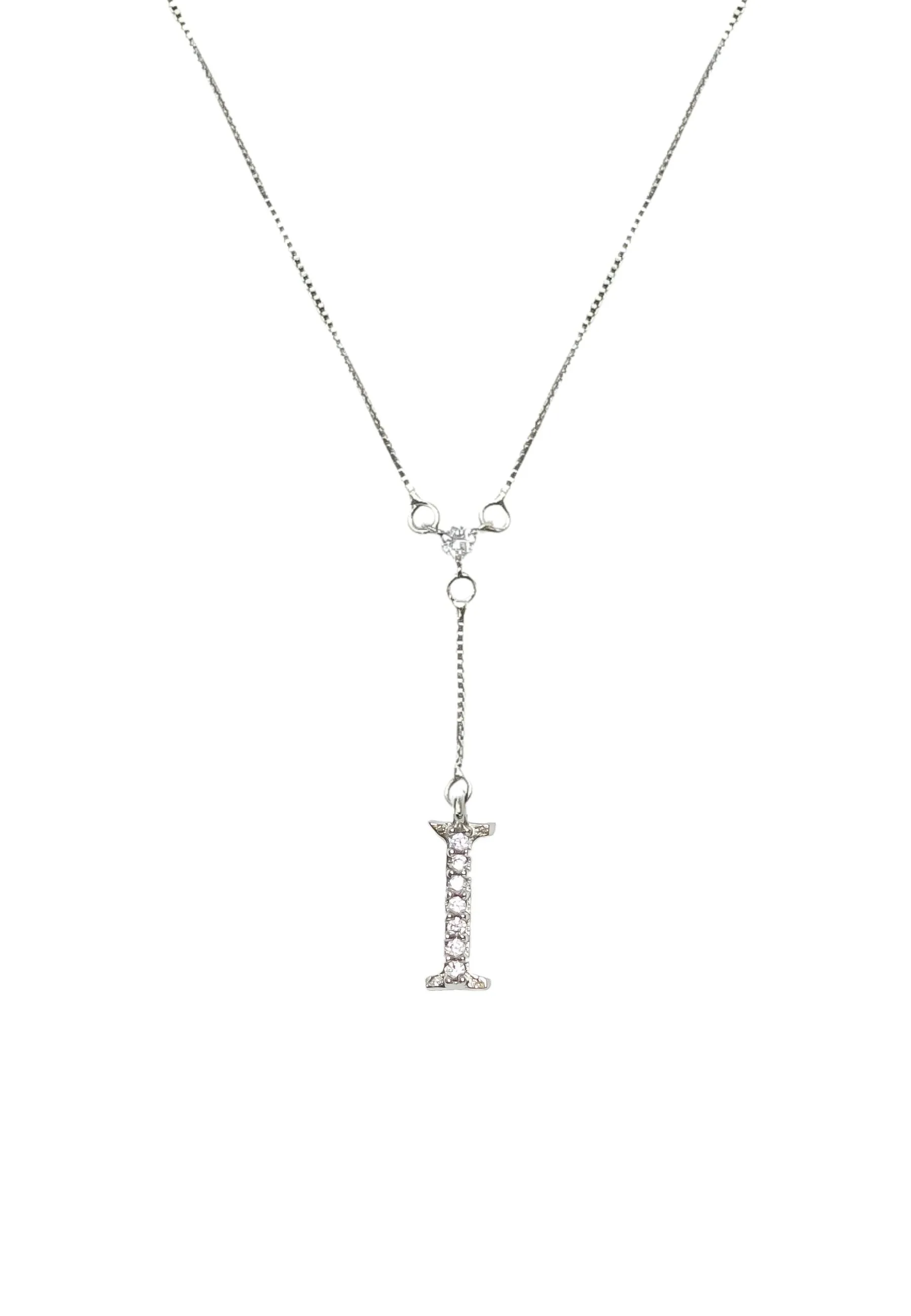 Silver-plated Alphabet Necklaces