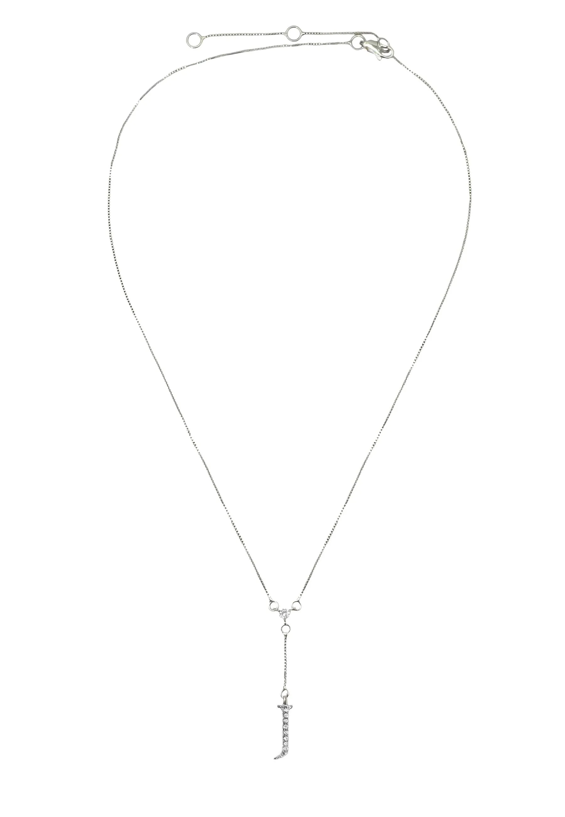 Silver-plated Alphabet Necklaces