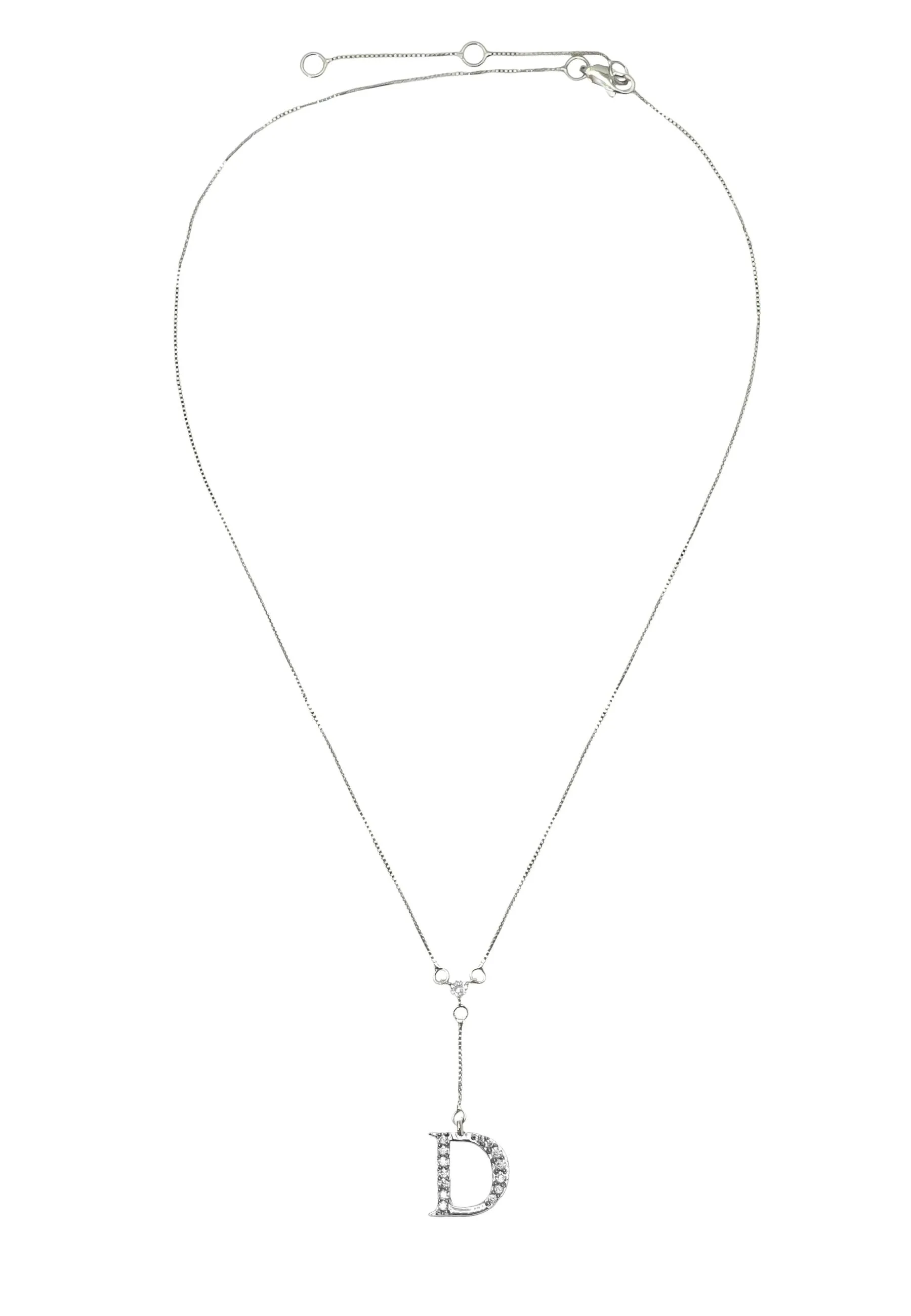 Silver-plated Alphabet Necklaces