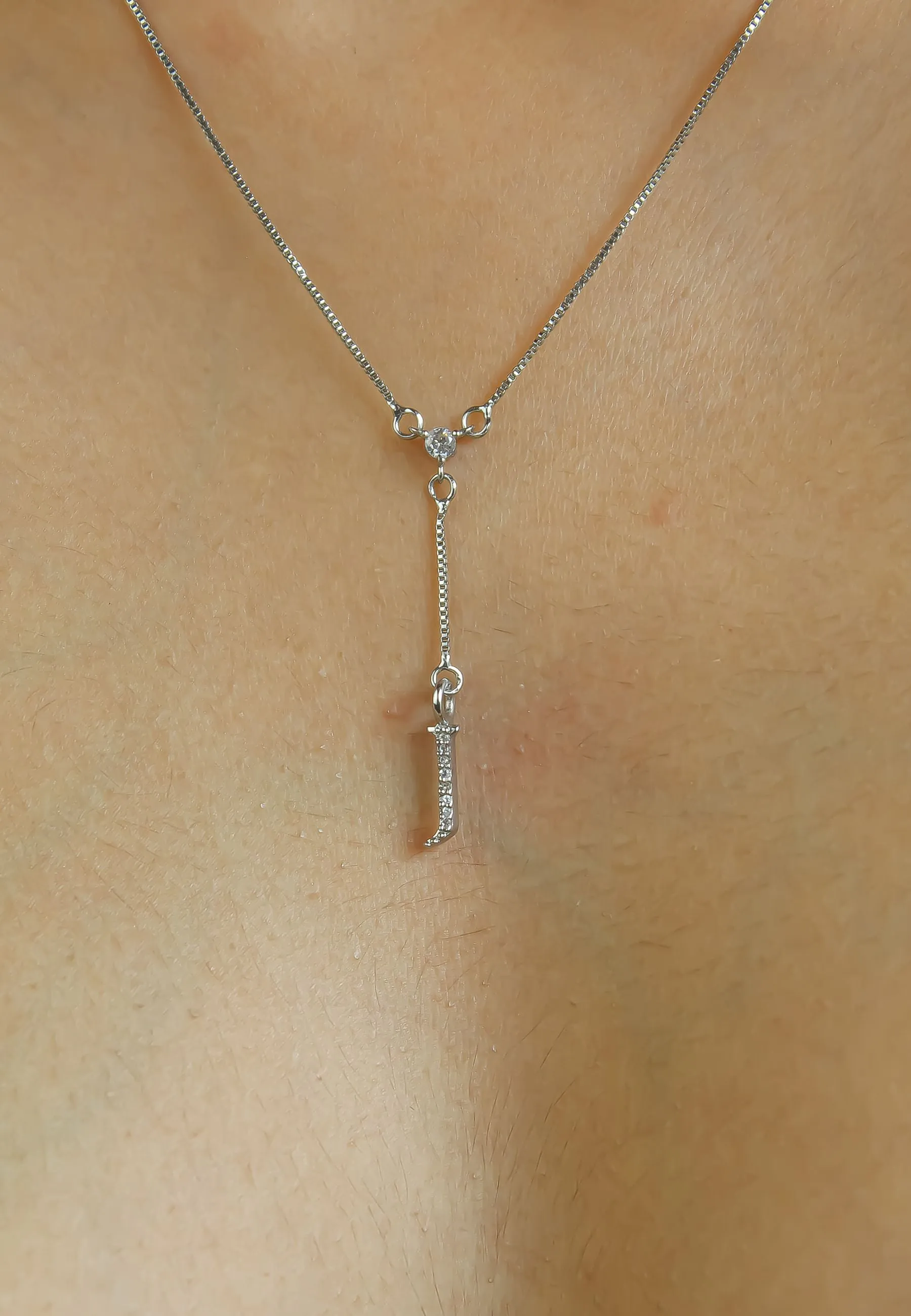 Silver-plated Alphabet Necklaces